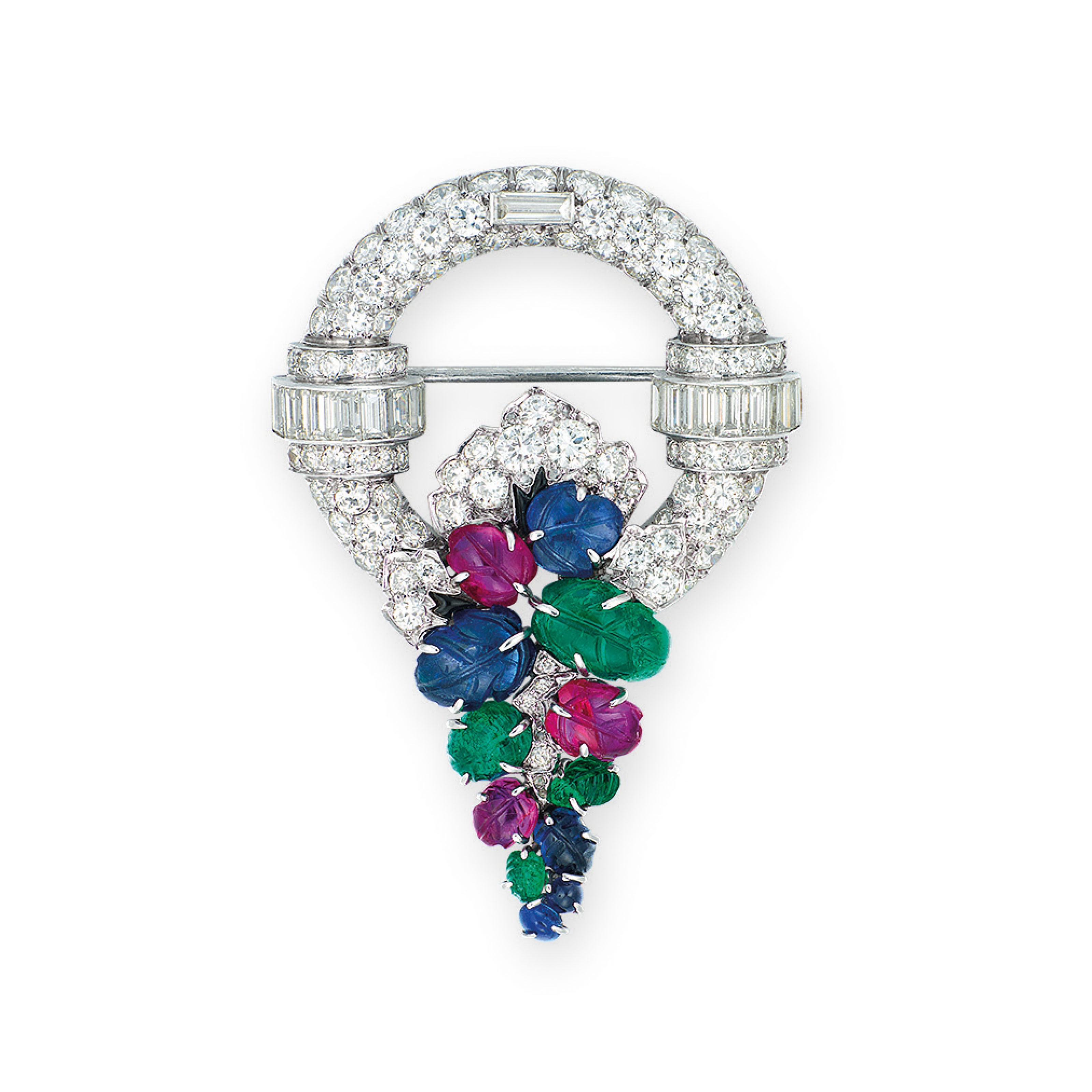 MULTI-GEM BROOCH, TIFFANY & CO.