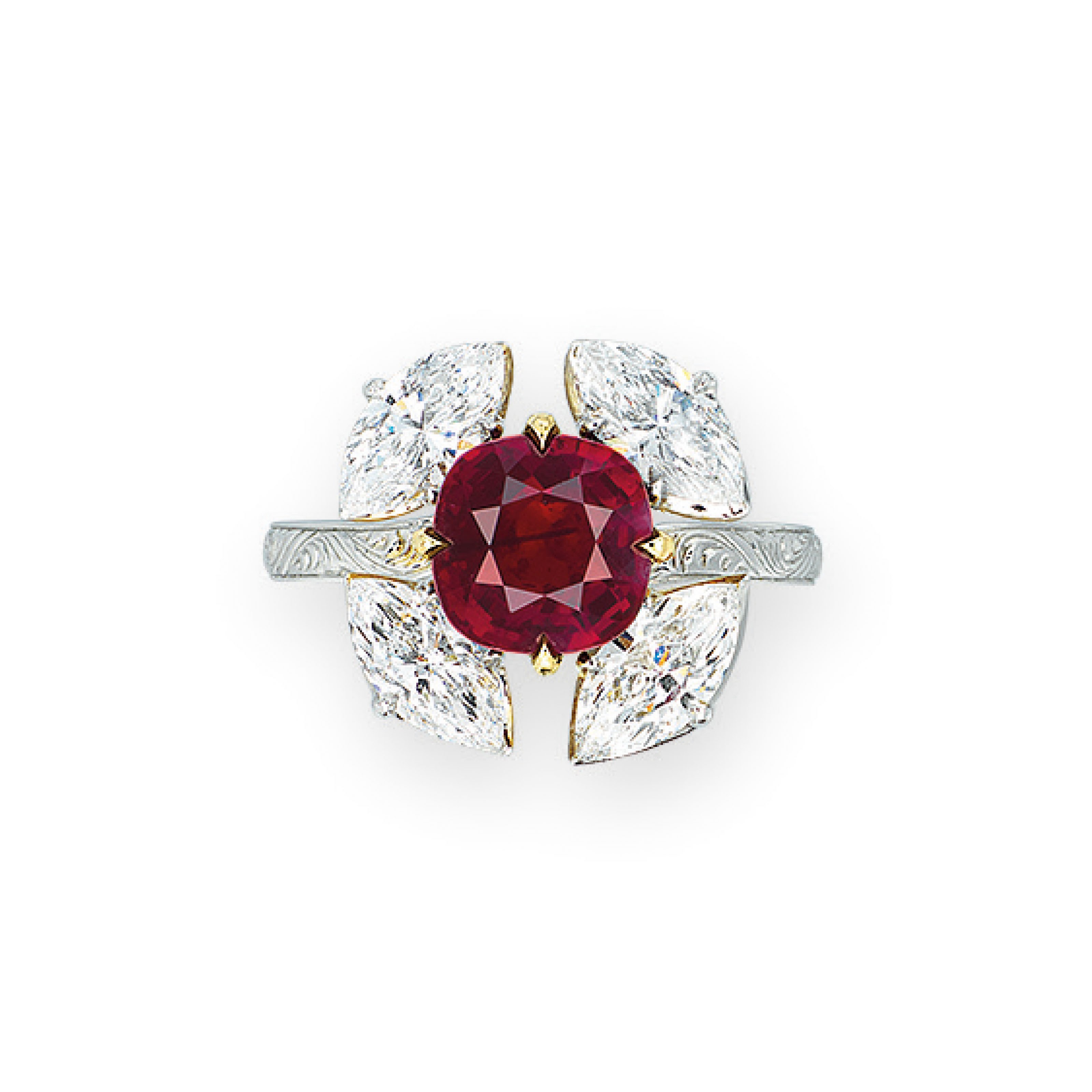 RUBY AND DIAMOND RING