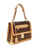A SET OF TWO: A LIMITED EDITION GOLD SEQUIN & MONOGRAM CANVAS SPEEDY ECLIPSE AND A LIMITED EDITION AMBRE TWEEDY ZIP RABAT GM, NO. 88