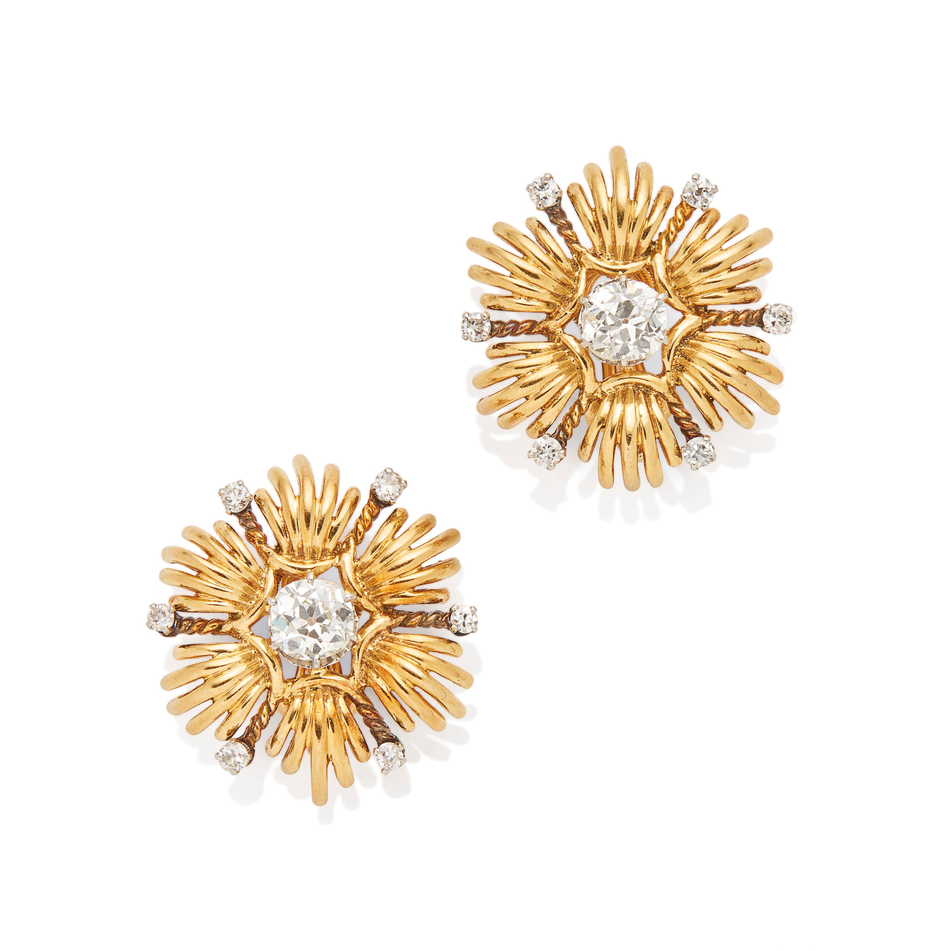 CLIPS D'OREILLES DIAMANTS