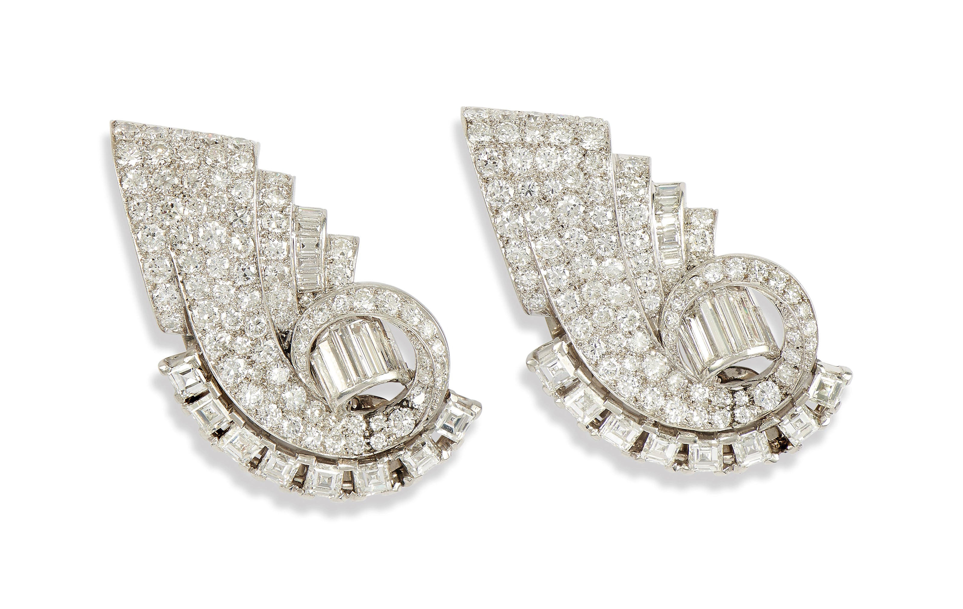 CLIPS ART DÉCO DIAMANTS