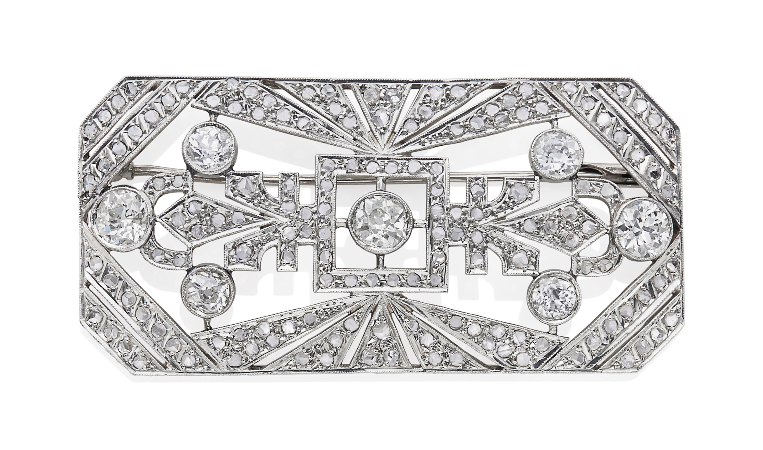 BROCHE BELLE ÉPOQUE DIAMANTS