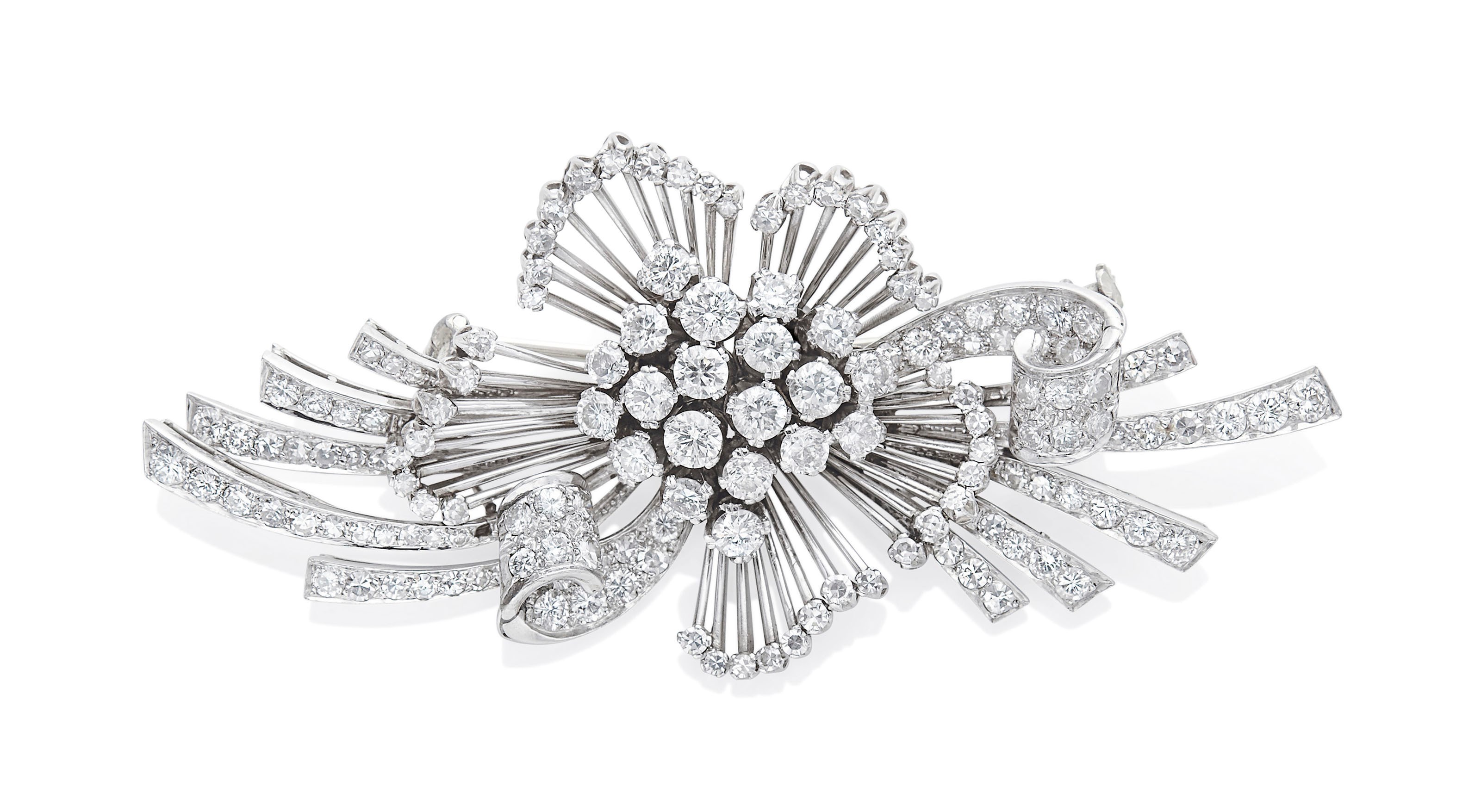BROCHE DIAMANTS