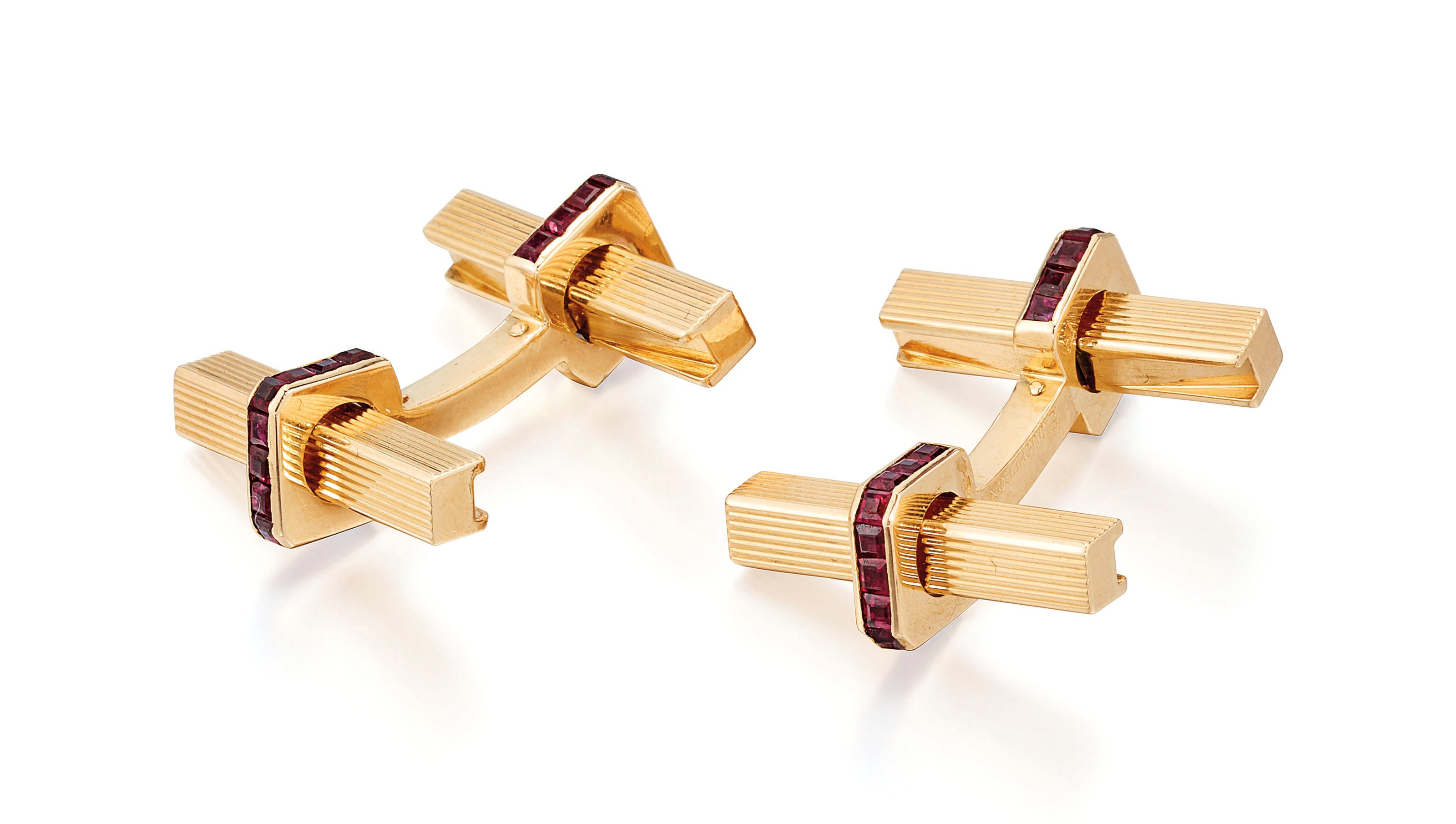 RUBY CUFFLINKS, BOUCHERON