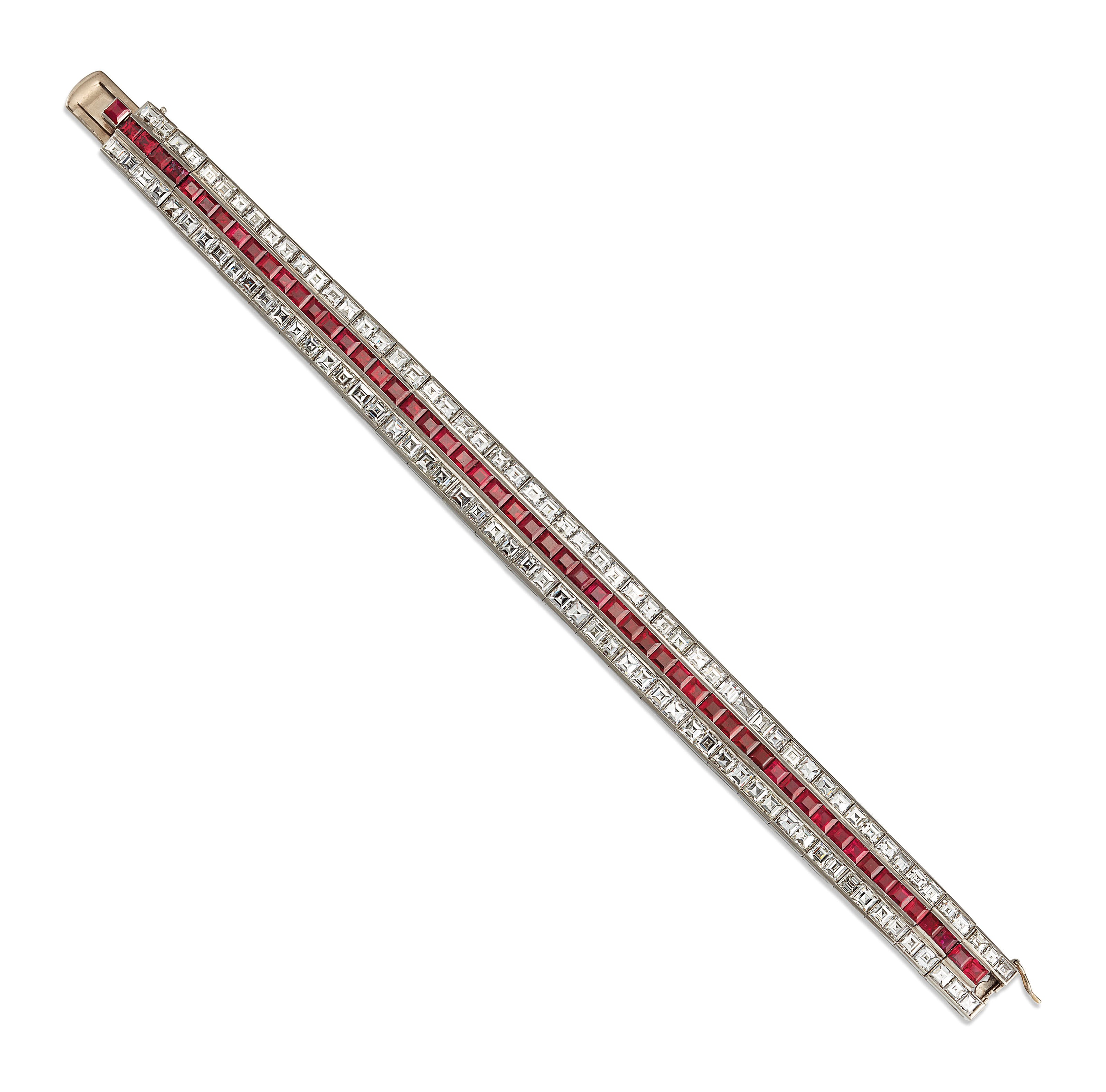 RUBY AND DIAMOND BRACELET
