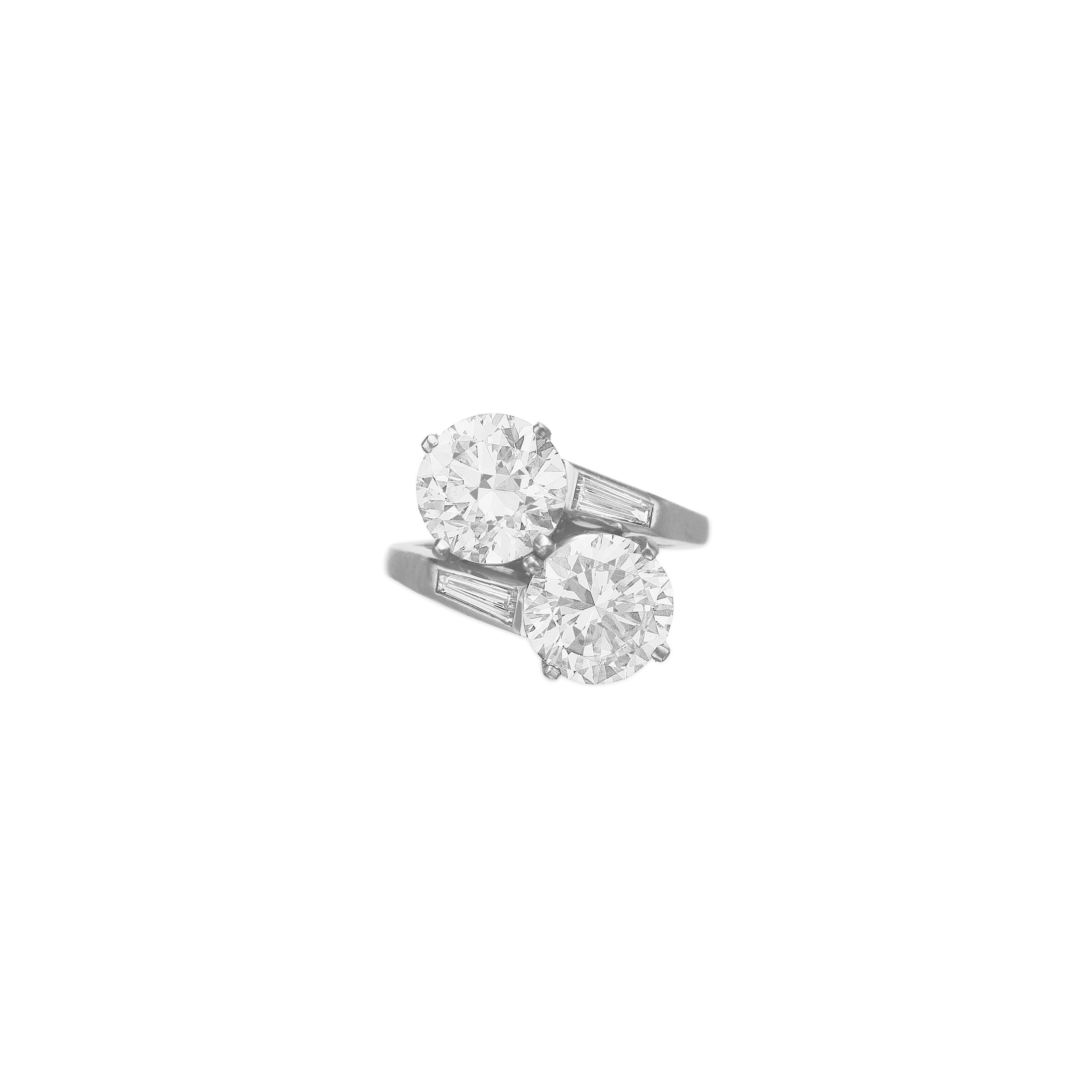TWIN-STONE DIAMOND RING