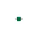 EMERALD AND DIAMOND RING