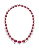 RUBY AND DIAMOND SET