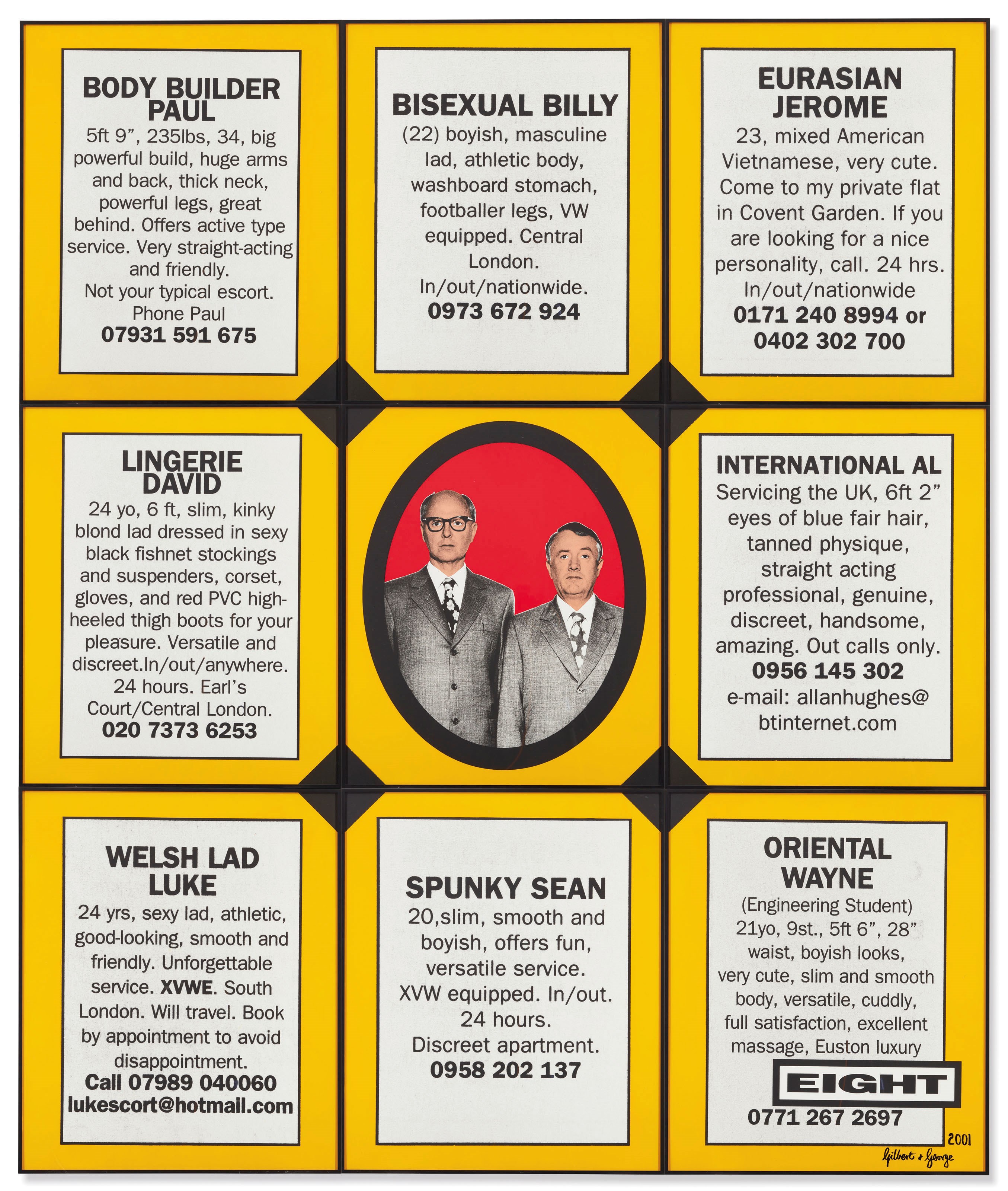 Gilbert & George (b. 1943 & b. 1942)