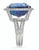SAPPHIRE AND DIAMOND RING