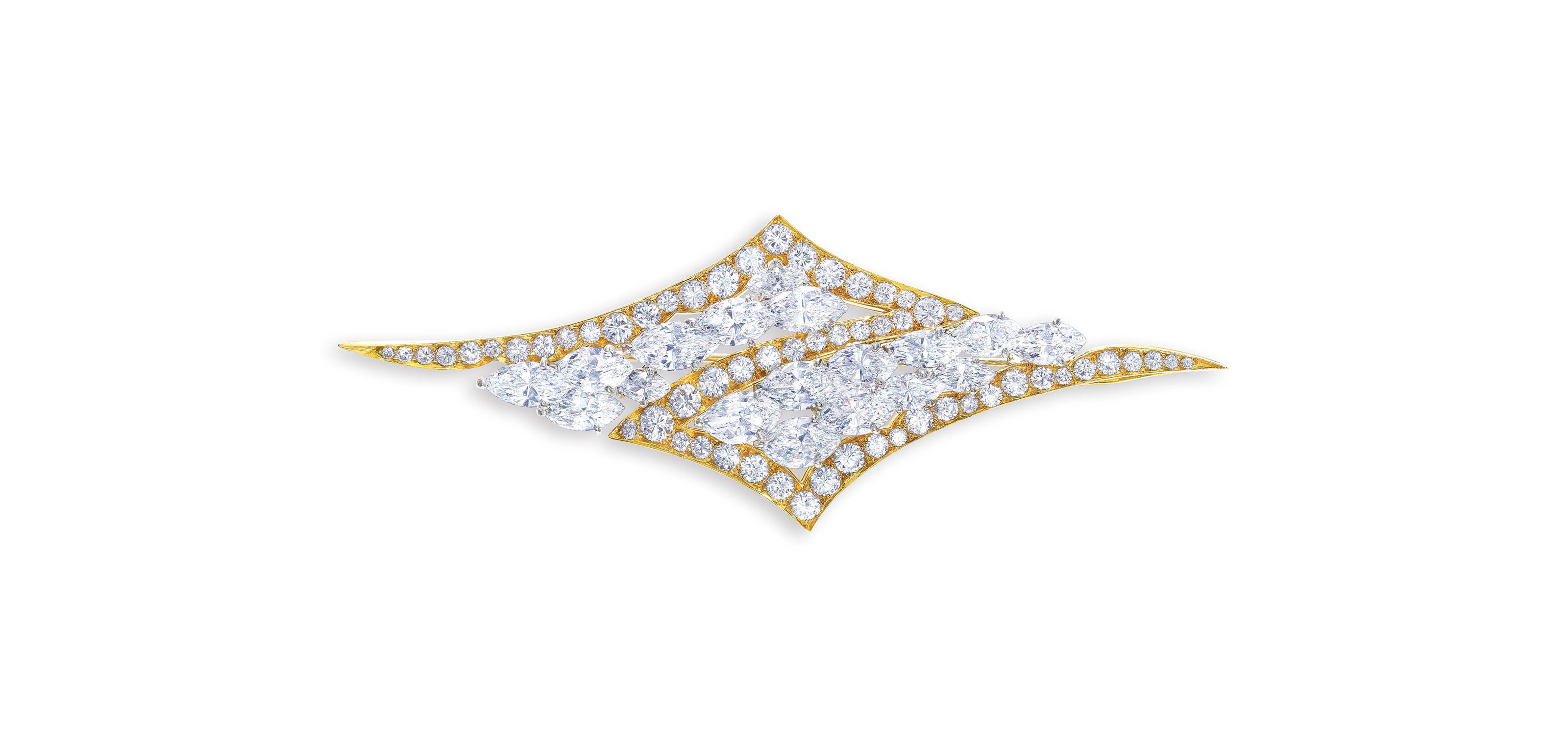 DIAMOND BROOCH, BULGARI