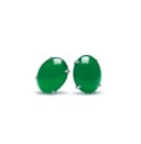 JADEITE AND DIAMOND EARRINGS