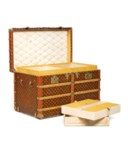 A MONOGRAM CANVAS DRAWER TRUNK