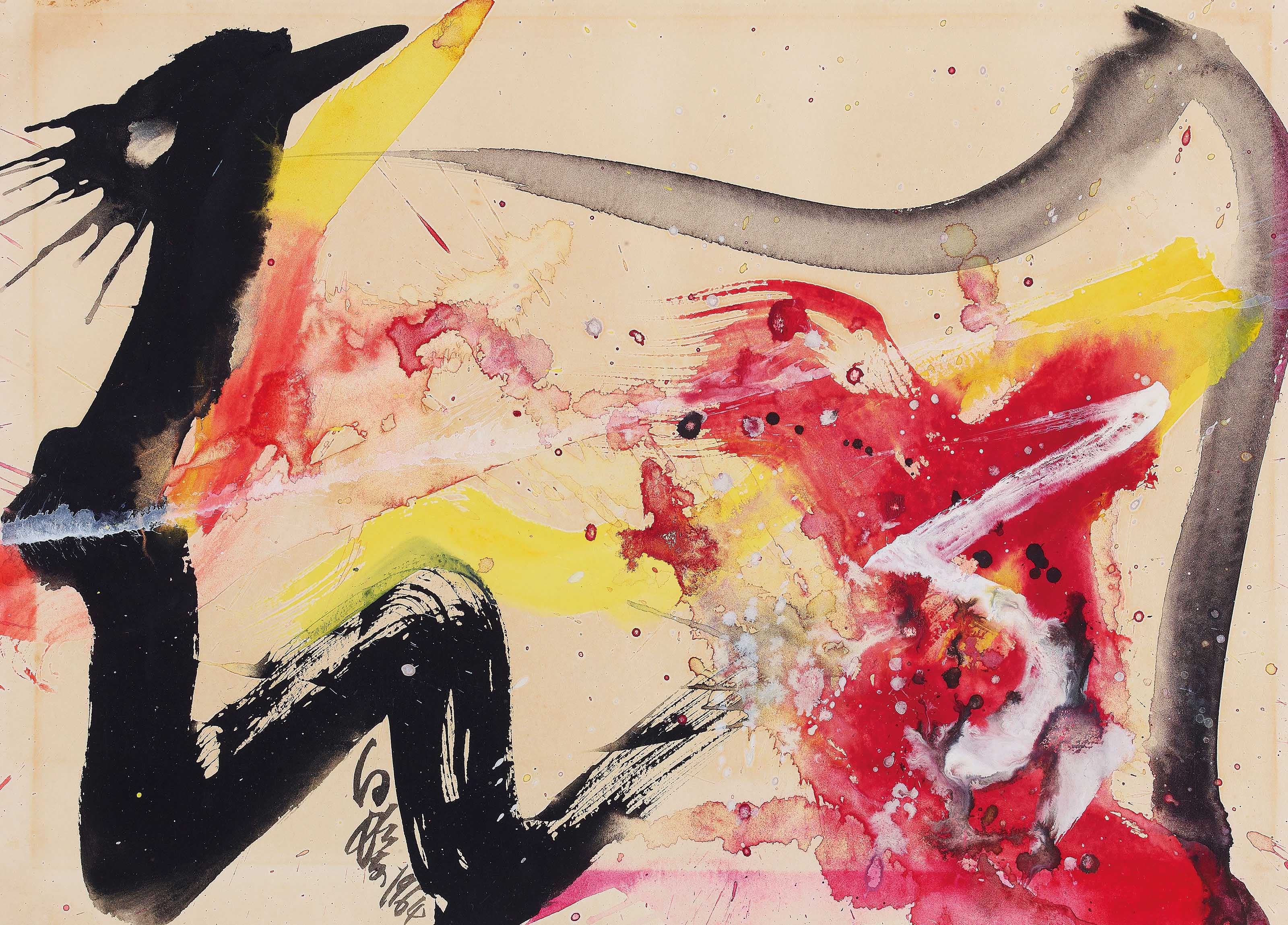 KAZUO SHIRAGA (JAPAN, 1924-2008)