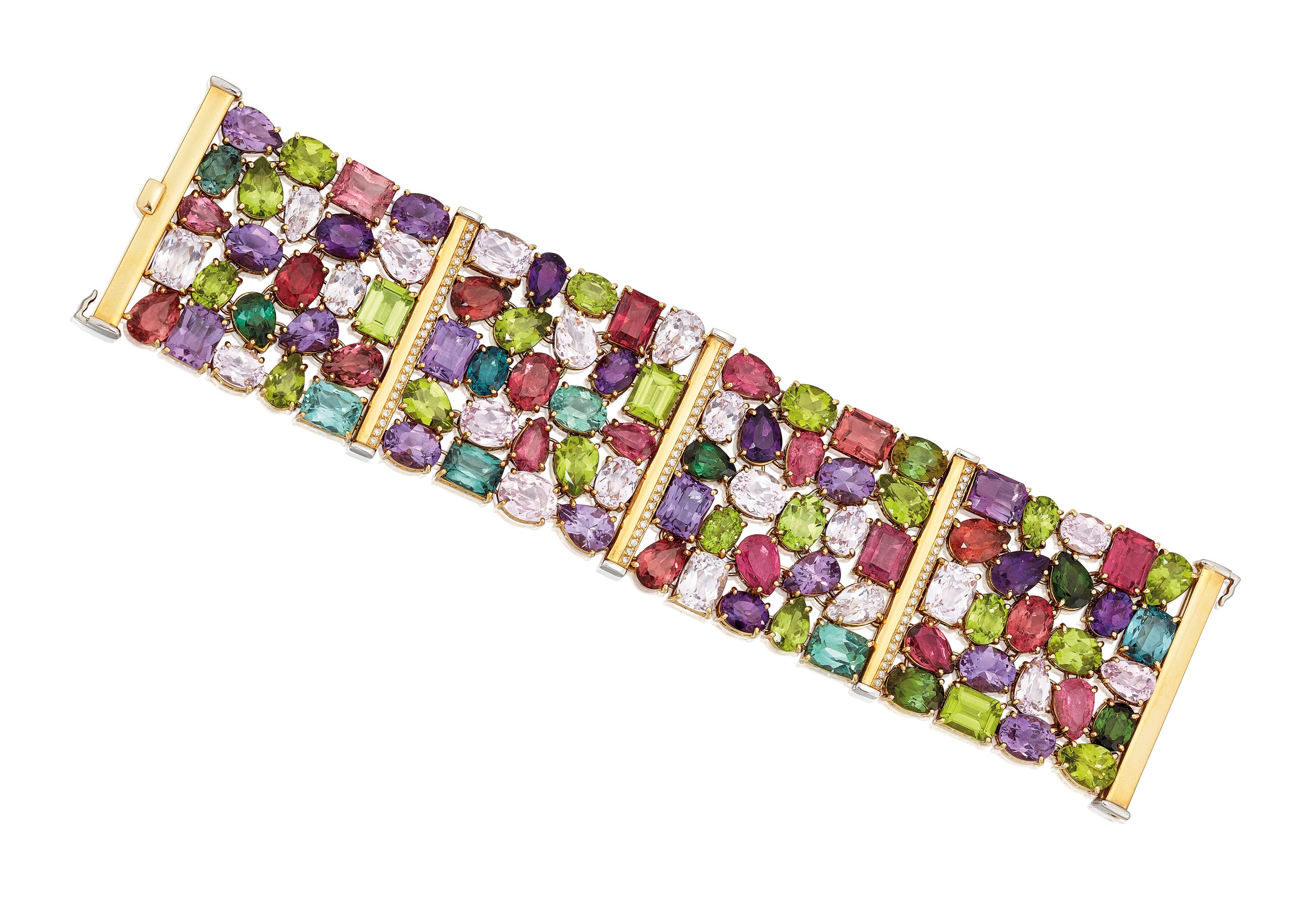 MULTI-GEM BRACELET, AMSTERDAM SAUER