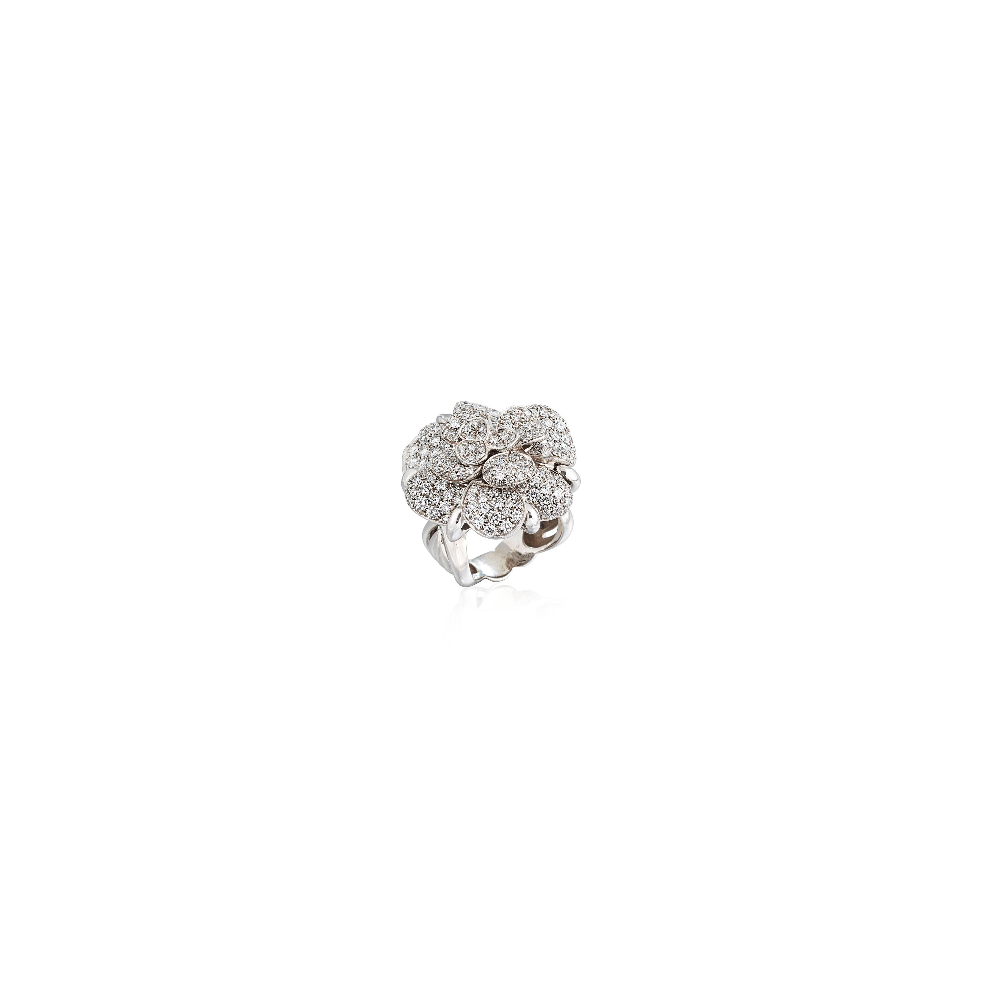DIAMOND 'CAMÉLIA' RING, CHANEL