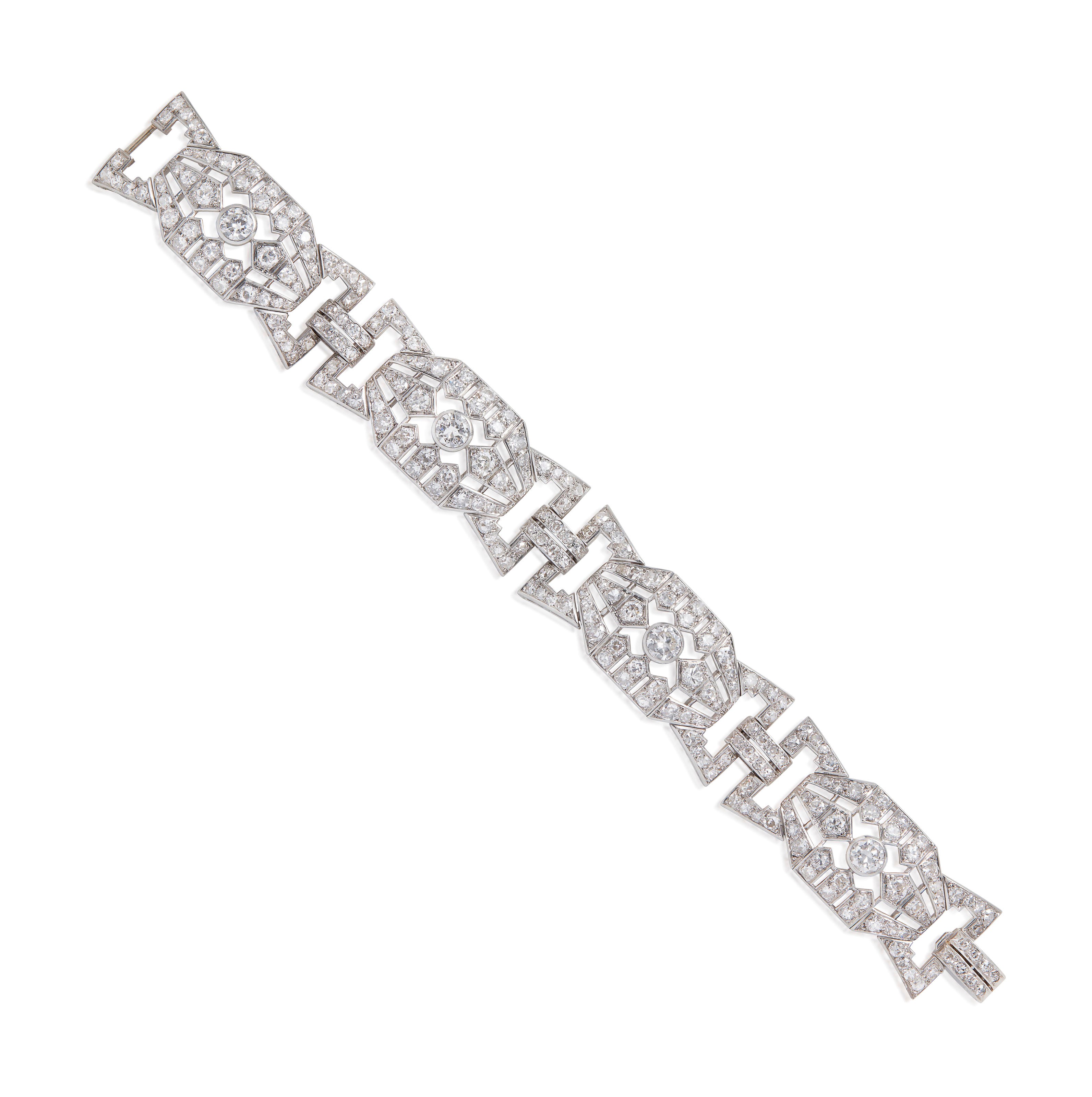 BRACELET ART DÉCO DIAMANTS