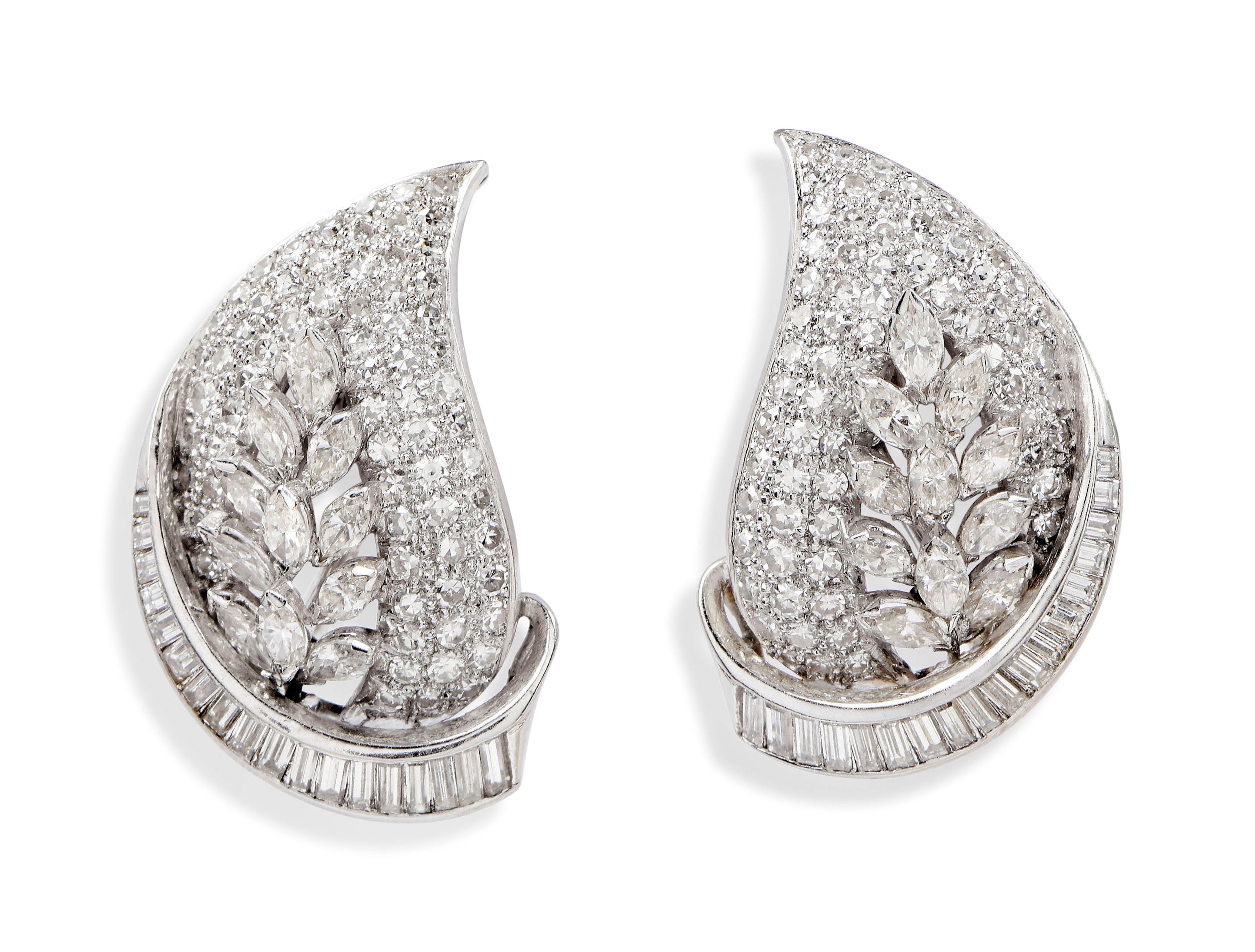 BOUCLE D'OREILLES DIAMANTS