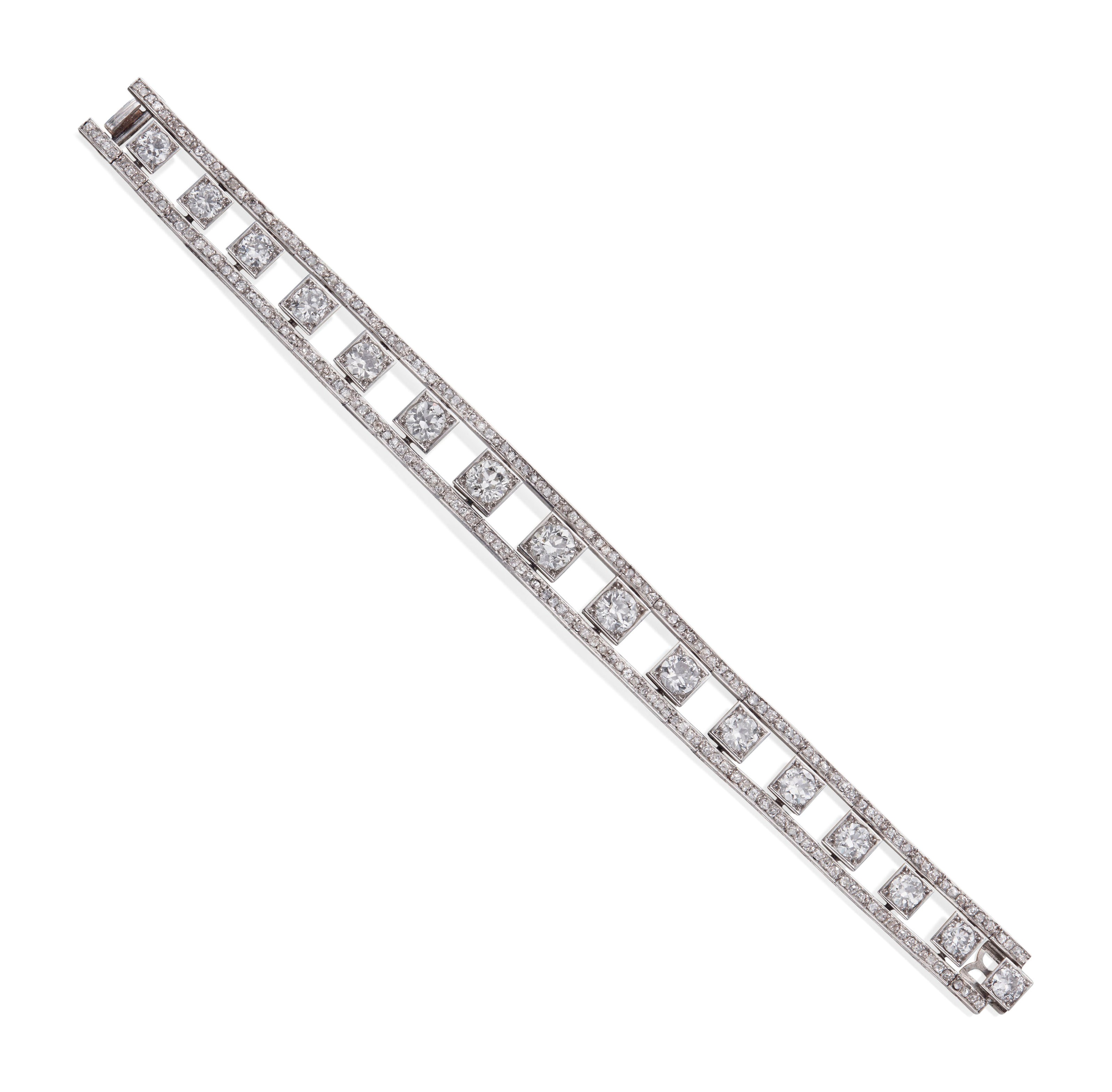 BRACELET ART DÉCO DIAMANTS