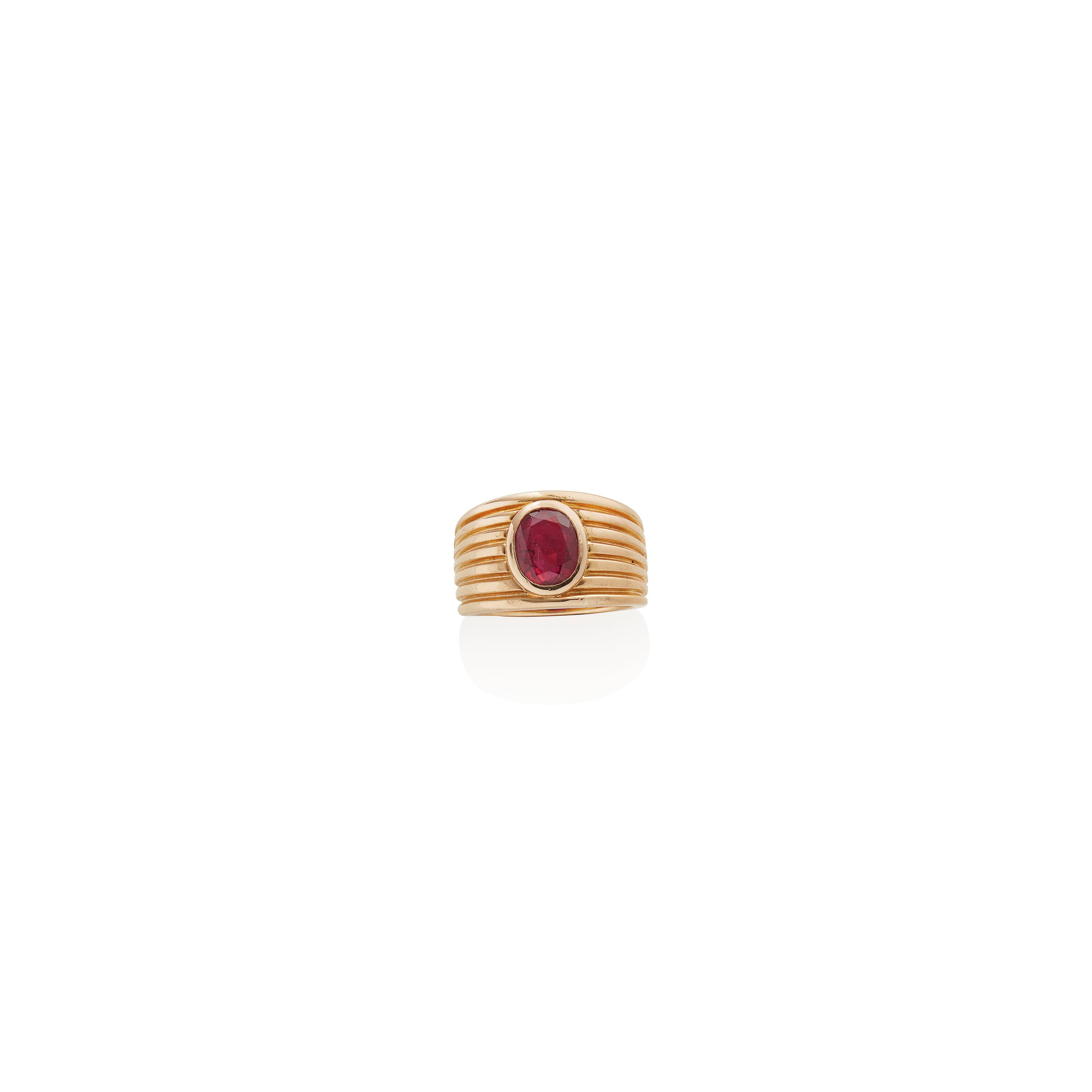 BAGUE RUBIS, RENÉ BOIVIN