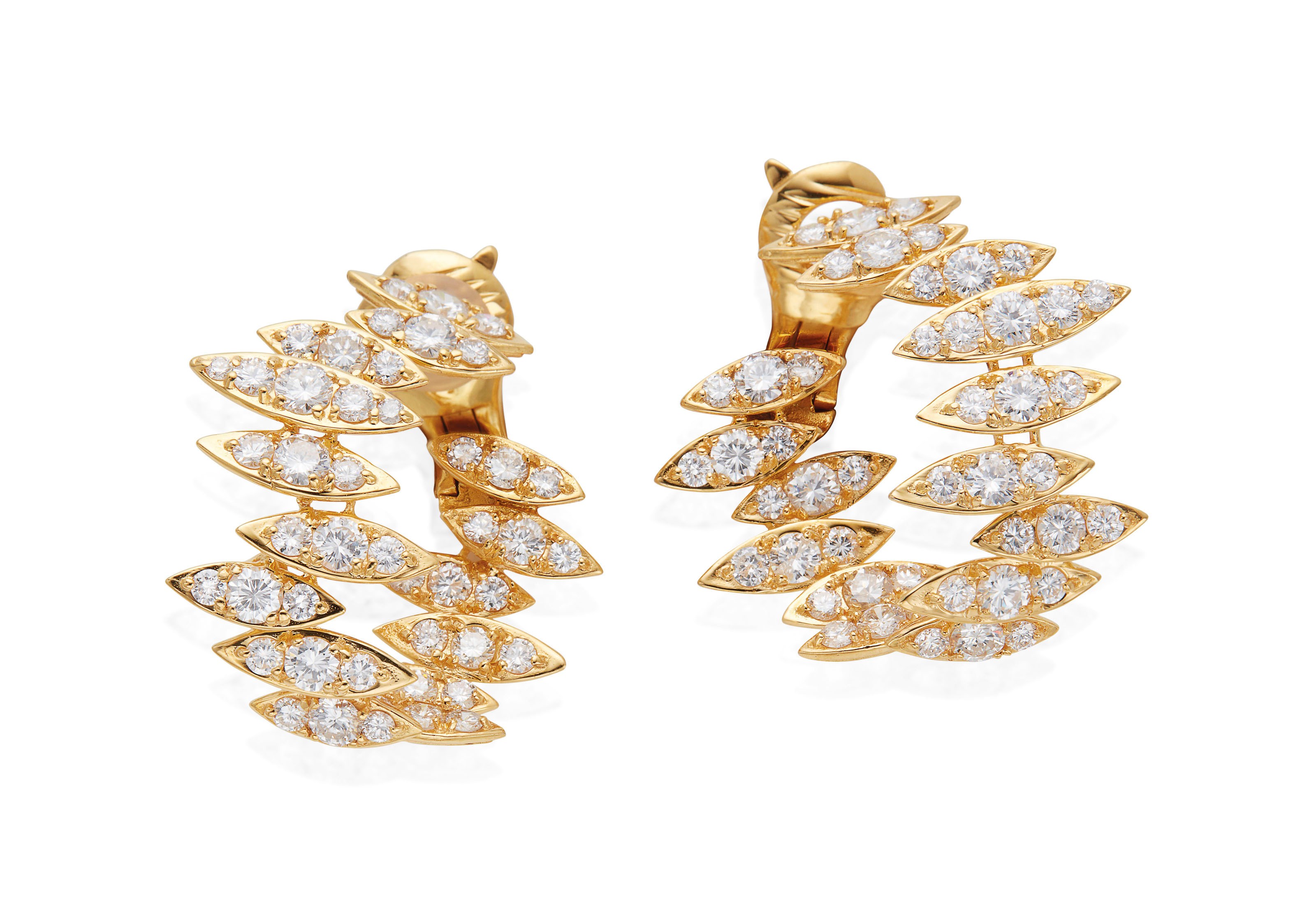 BOUCLES D'OREILLES DIAMANTS