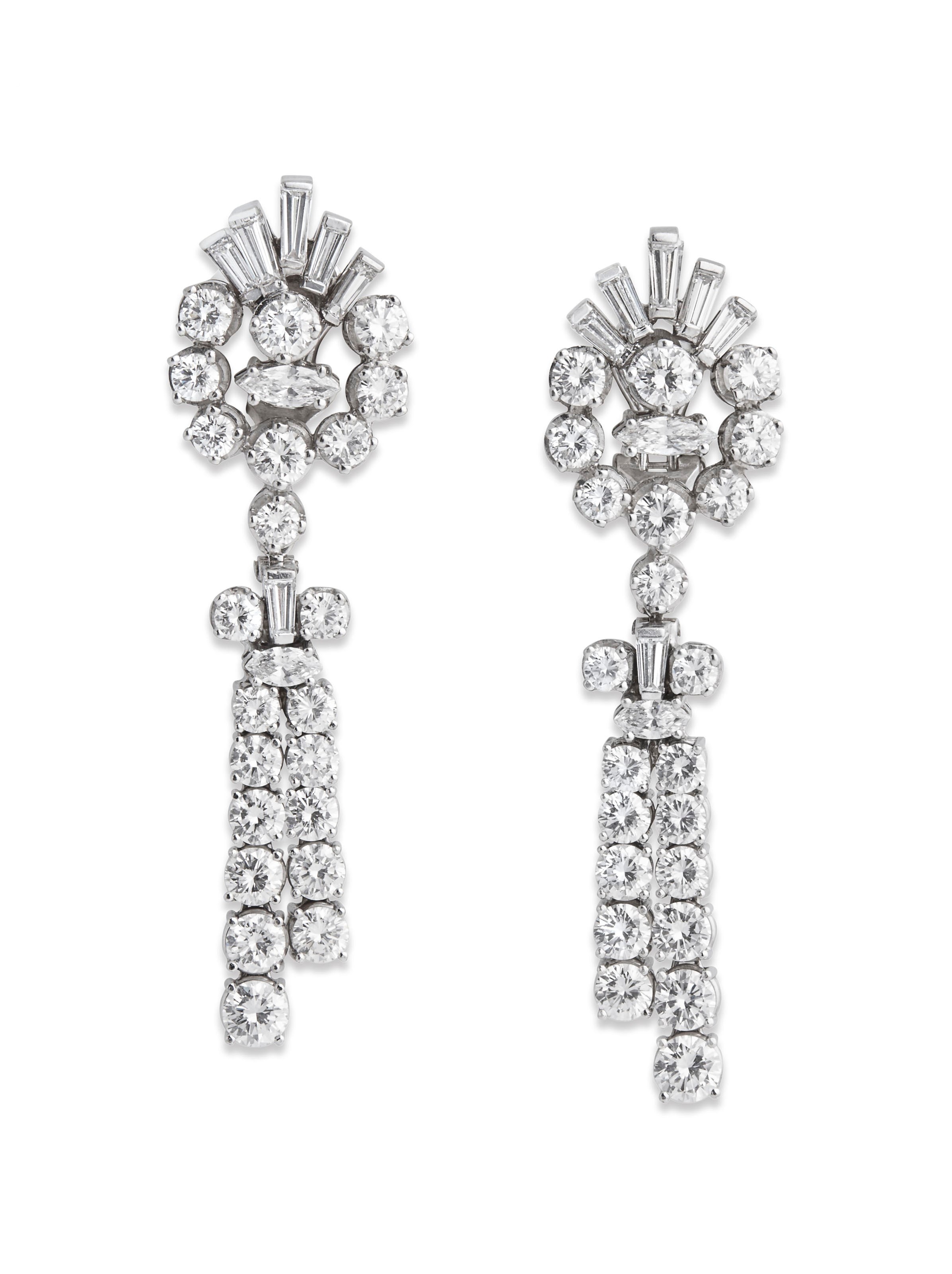 BOUCLES D'OREILLES DIAMANTS