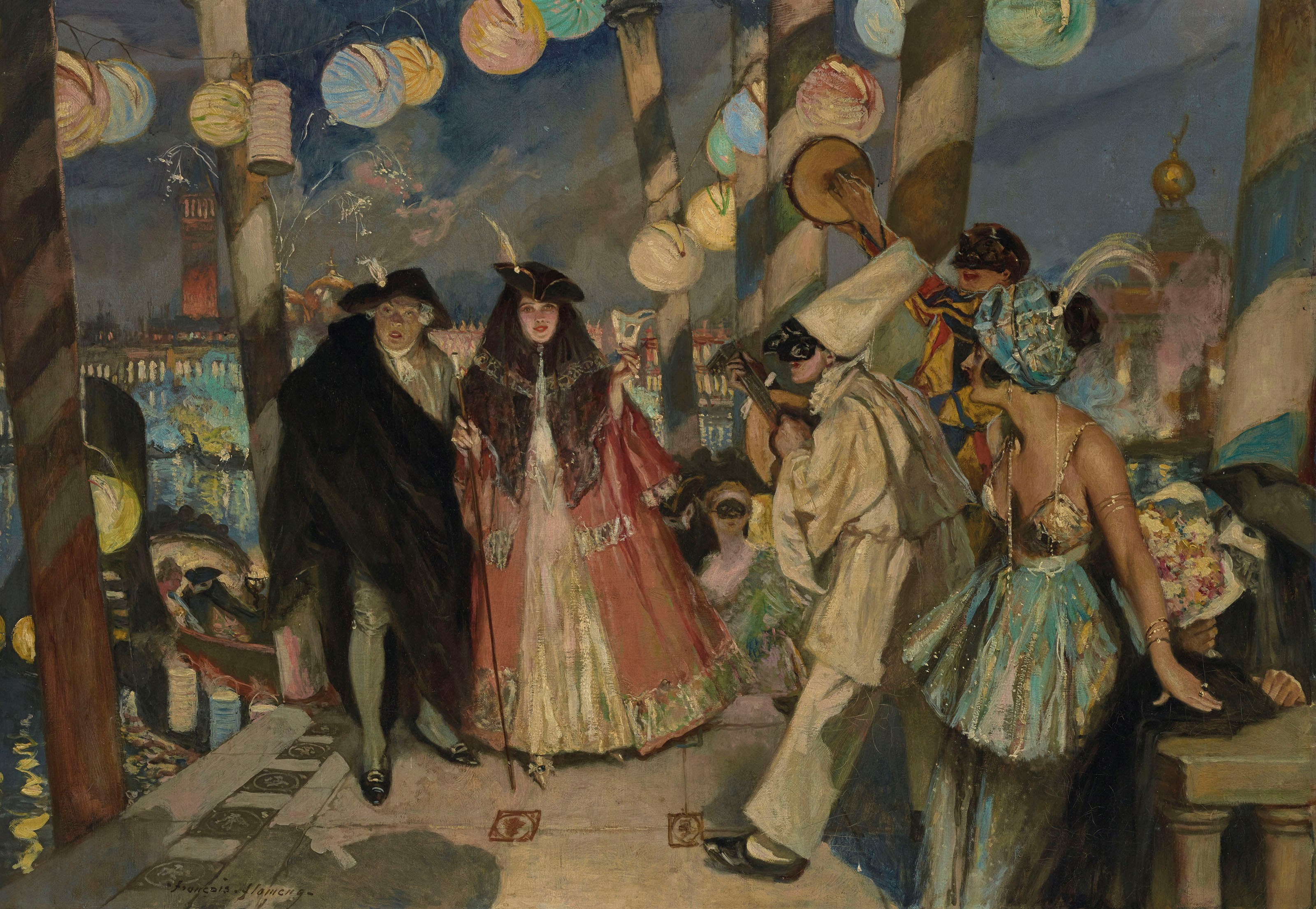 FRANÇOIS FLAMENG (PARIS 1856-1923)