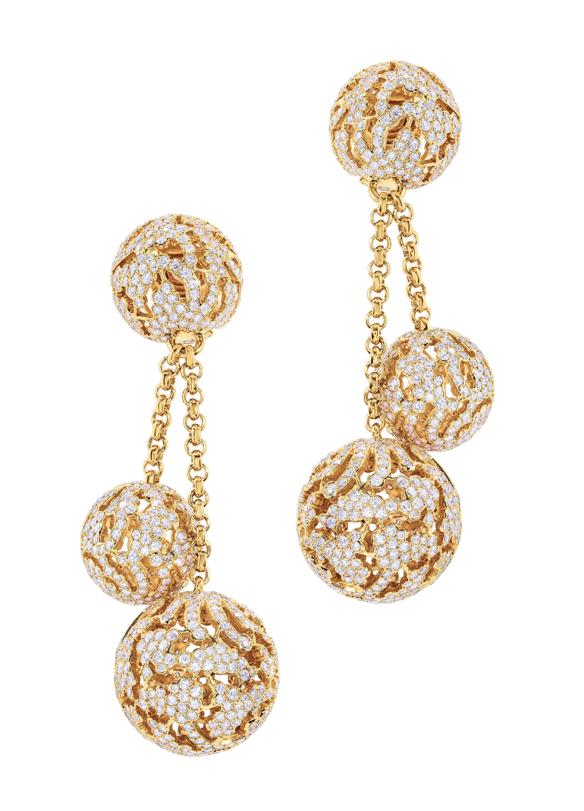 DIAMOND EARRINGS, TABBAH