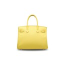 A SOUFRE EPSOM LEATHER BIRKIN 30 WITH PALLADIUM HARDWARE