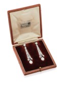 ART DECO DIAMOND EARRINGS