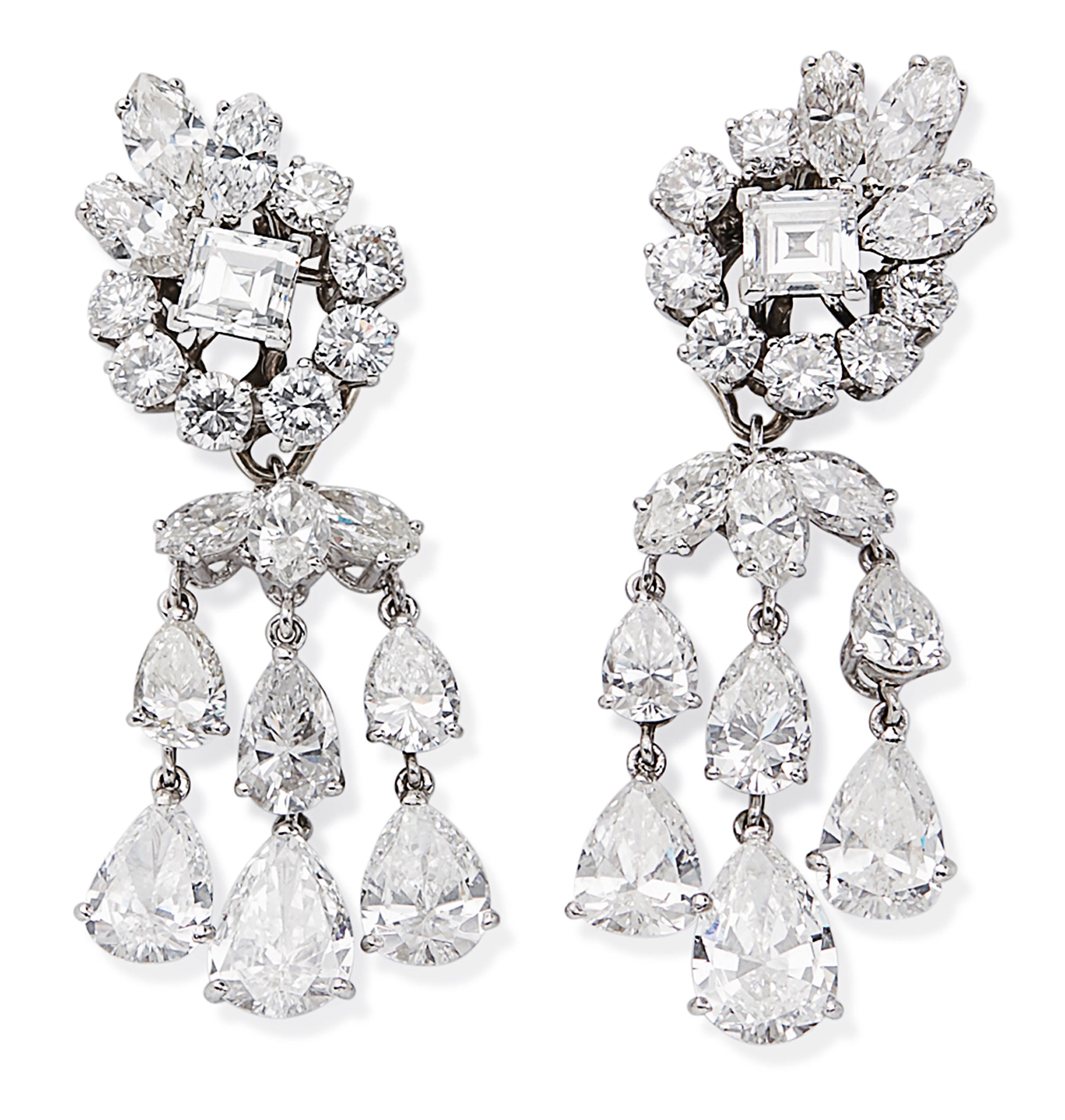 BOUCLES D'OREILLES DIAMANTS