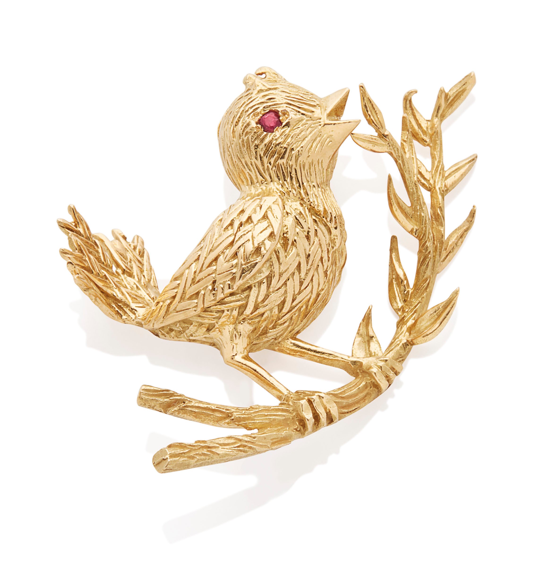 BROCHE OISEAU RUBIS, BOUCHERON