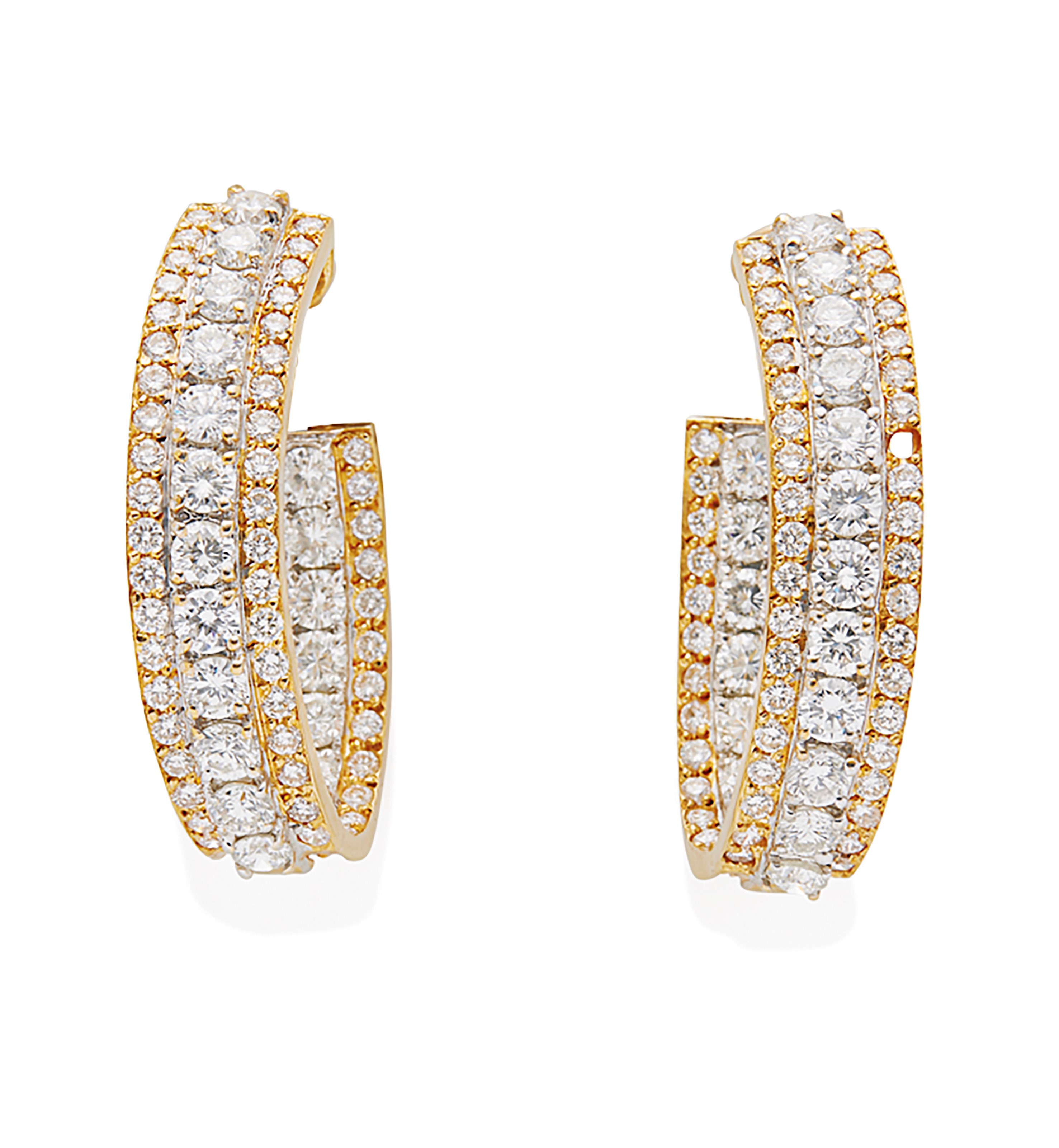 BOUCLES D'OREILLES DIAMANTS