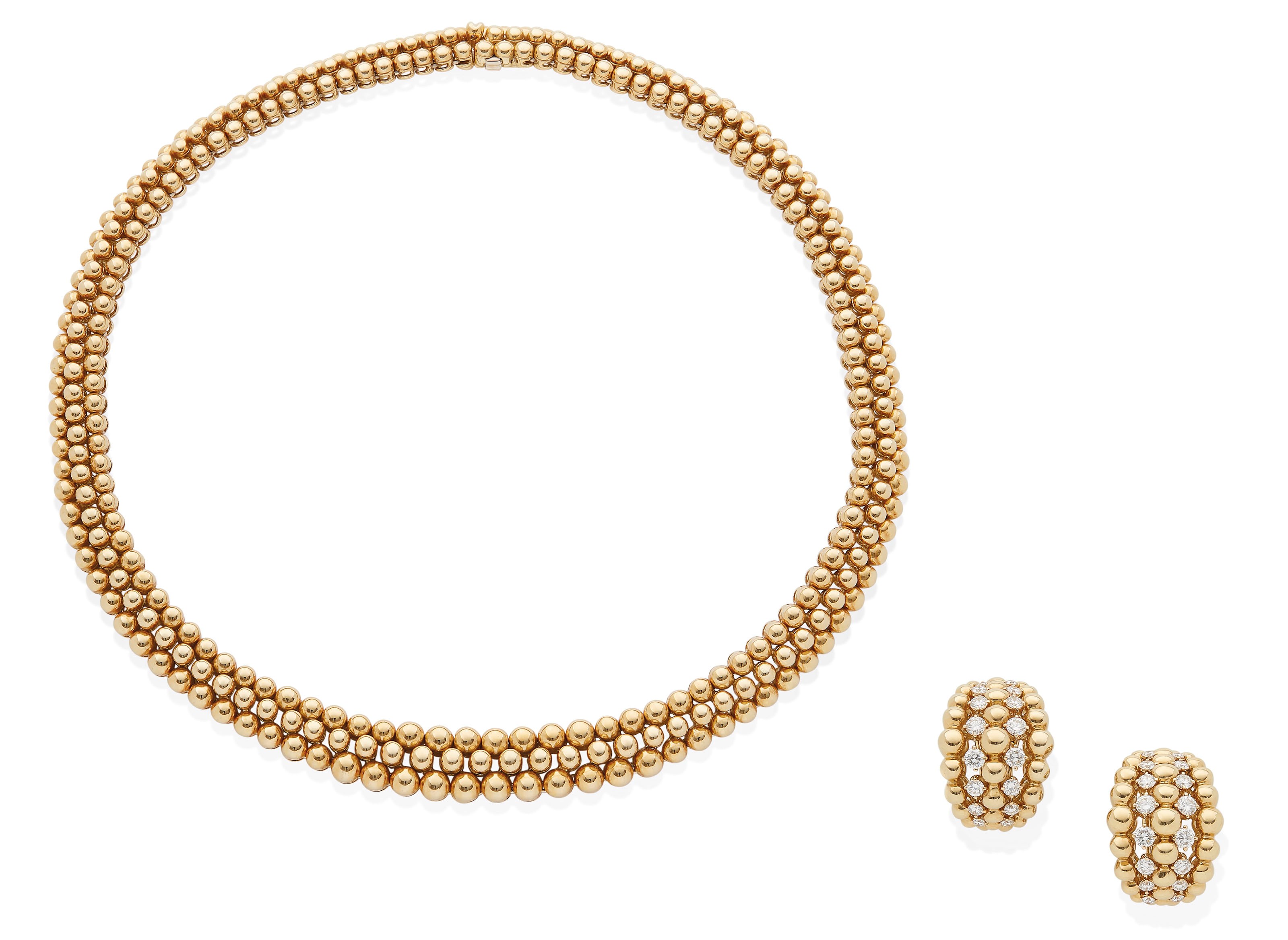 DEMI-PARURE DIAMANTS, BOUCHERON