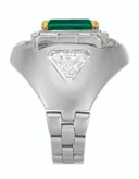 EMERALD AND DIAMOND RING