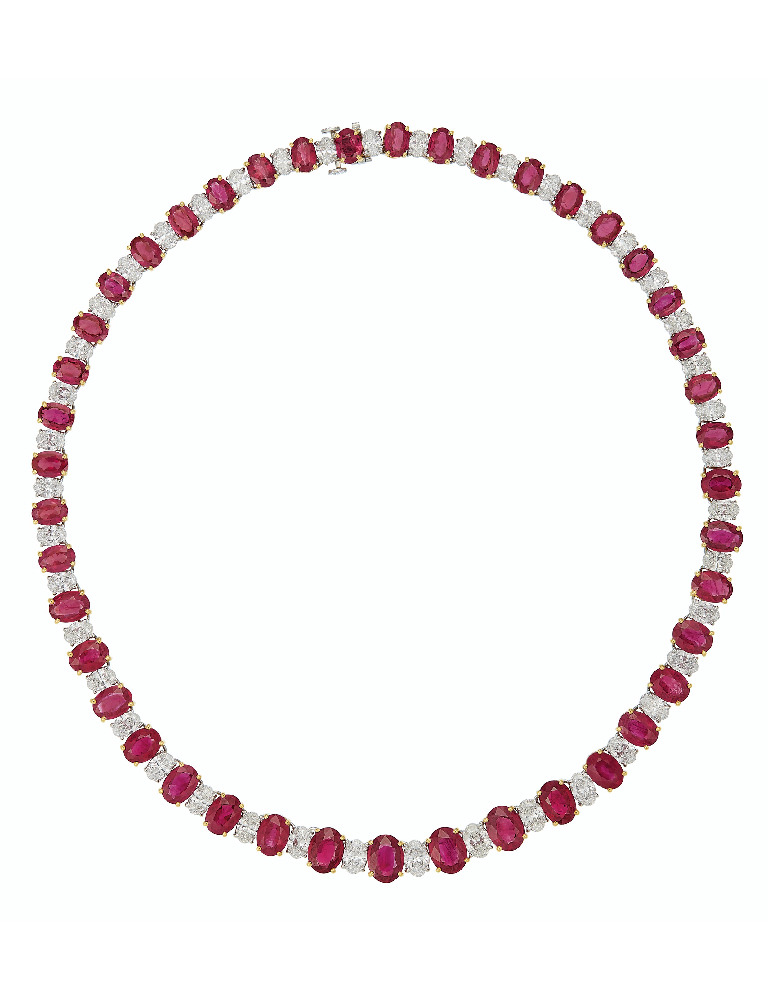 RUBY AND DIAMOND NECKLACE