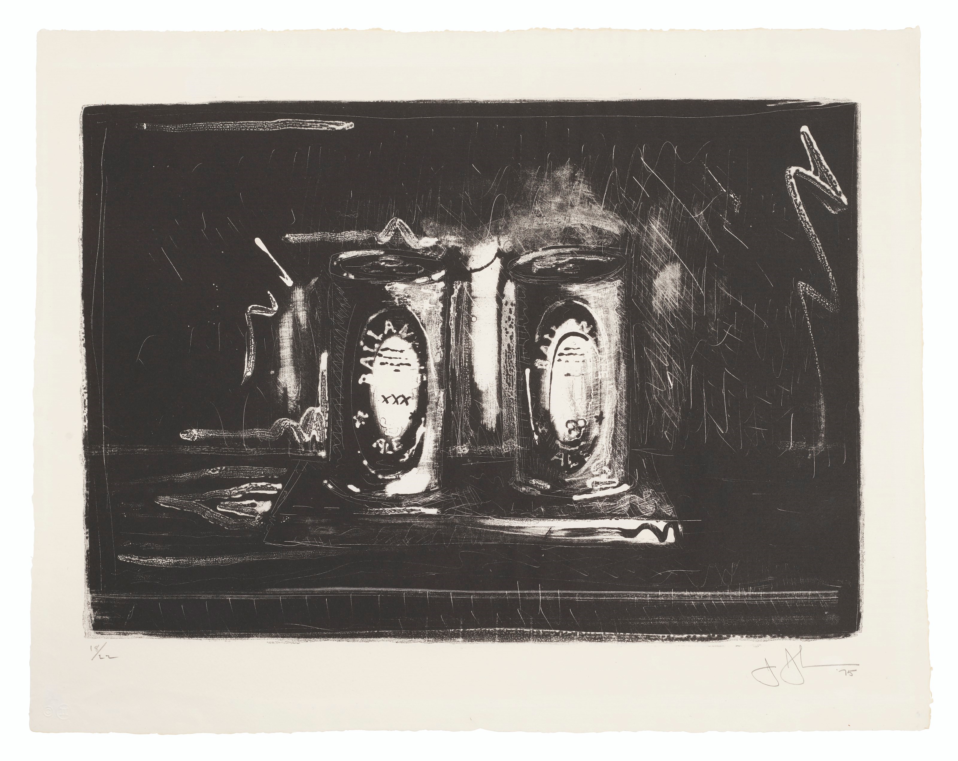 JASPER JOHNS (B. 1930)