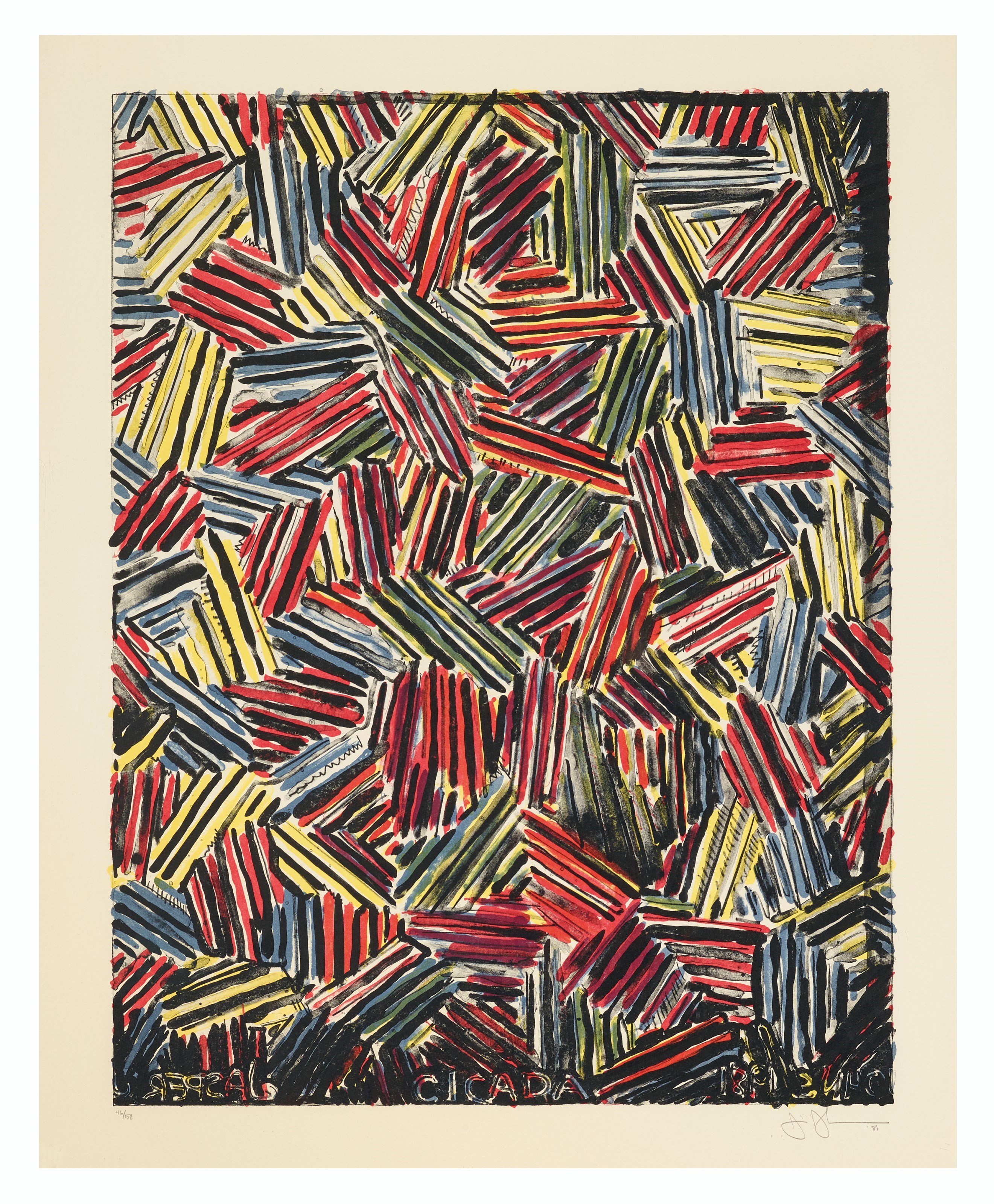 JASPER JOHNS (B. 1930)