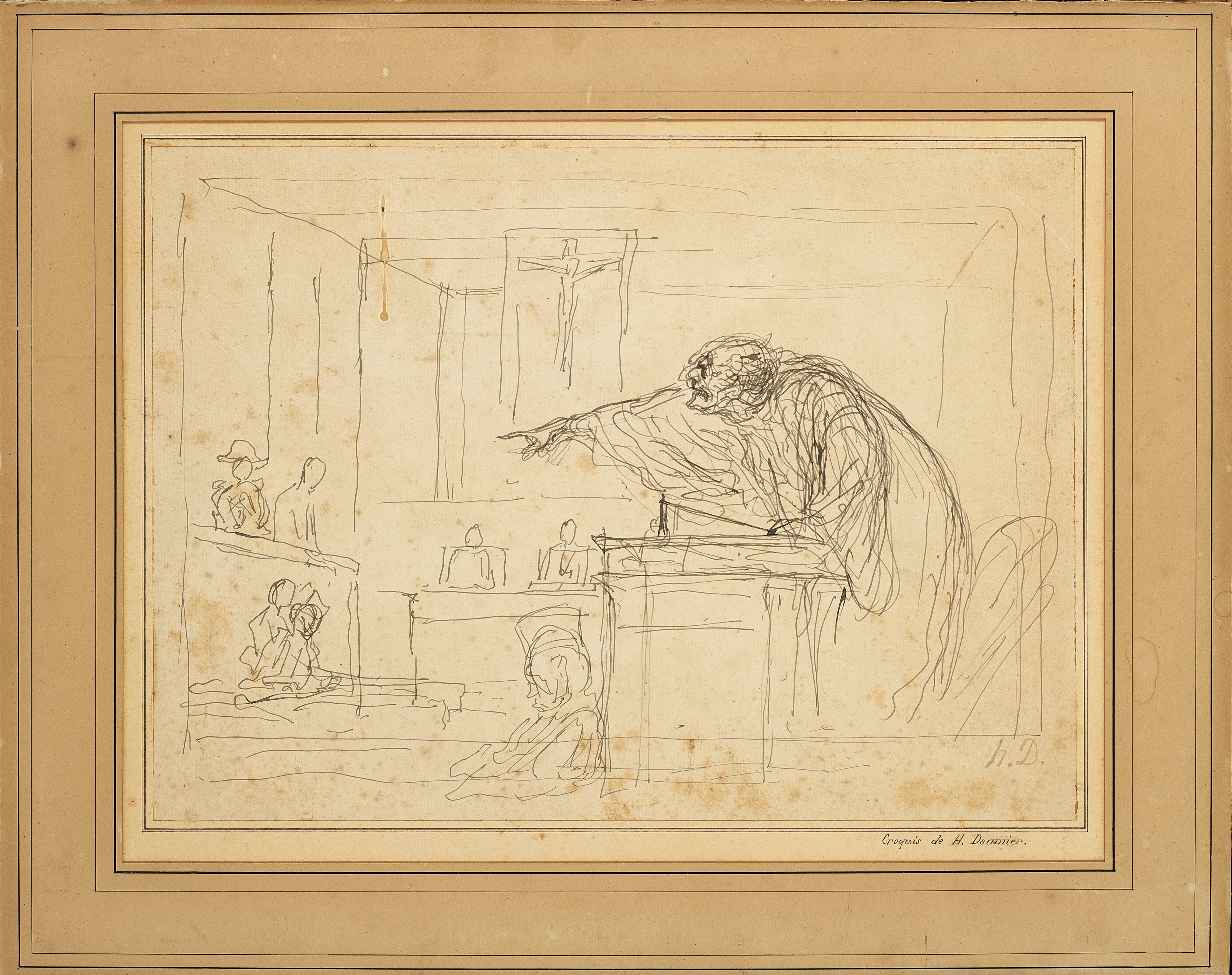 HONORÉ DAUMIER (MARSEILLE 1808-1879 VALMONDOIS)