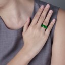 JADEITE SADDLE RING