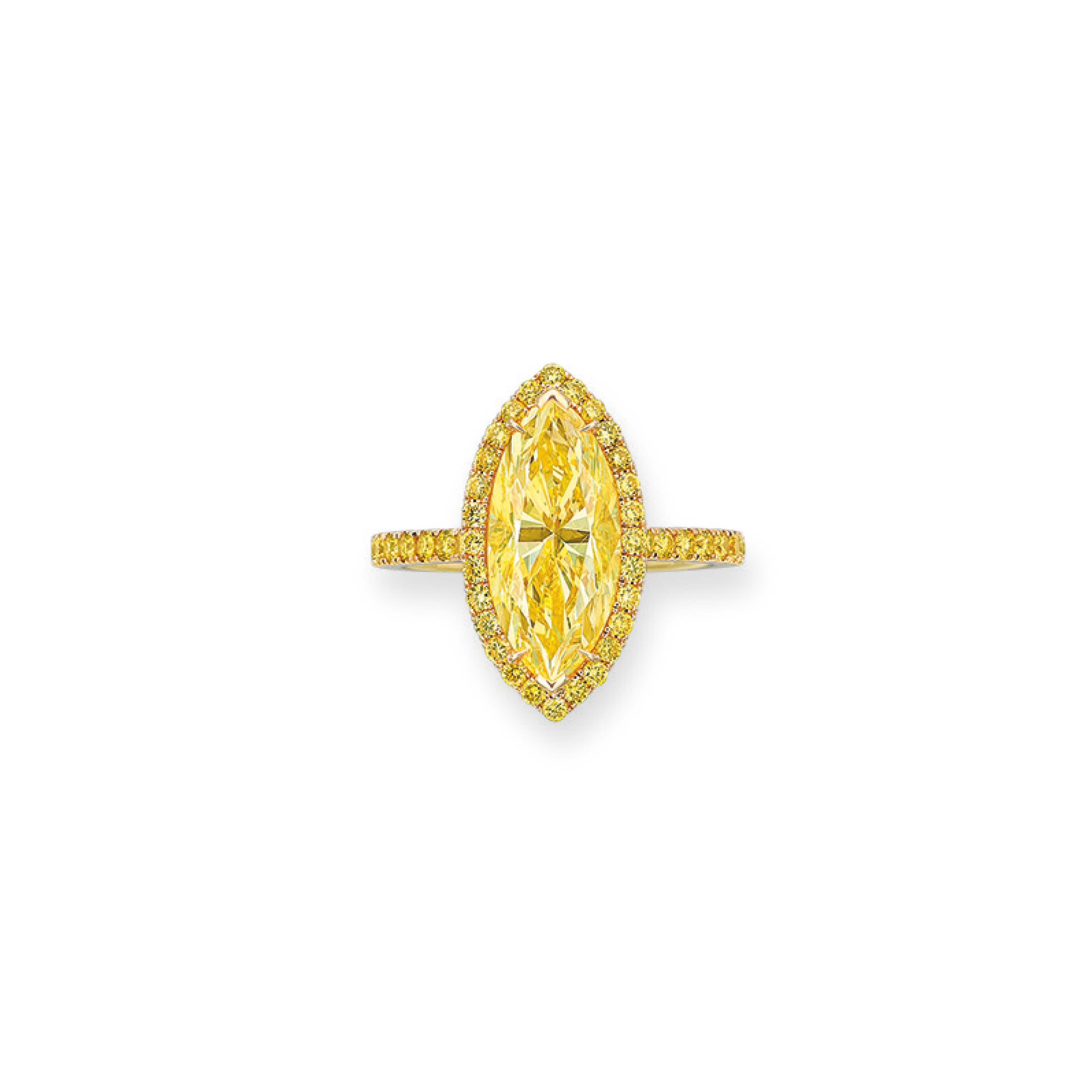 COLOURED DIAMOND RING