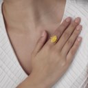 COLOURED DIAMOND RING