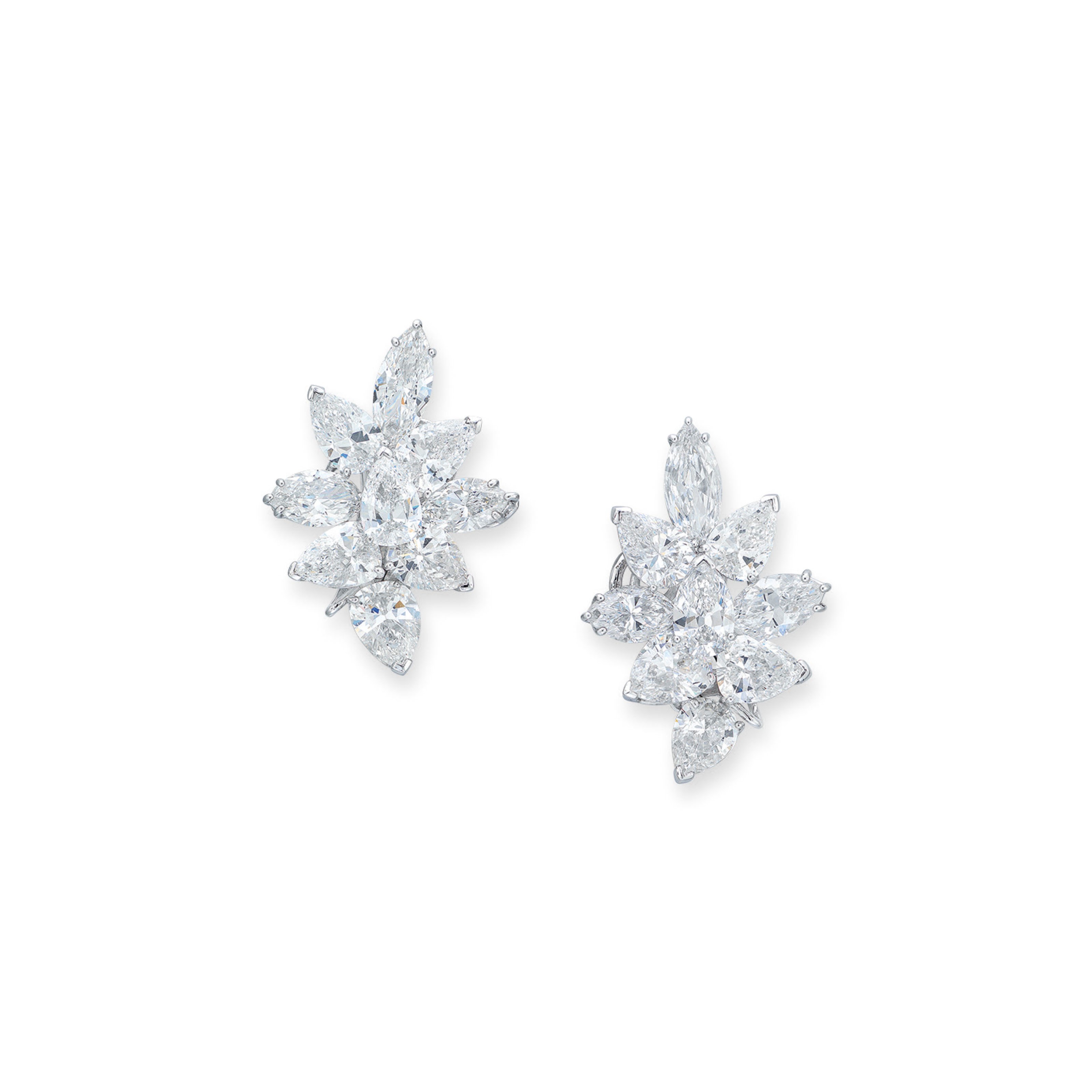 DIAMOND EARRINGS, HARRY WINSTON