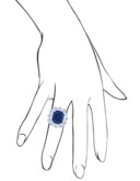 SAPPHIRE AND DIAMOND RING