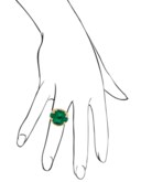 EMERALD AND DIAMOND RING