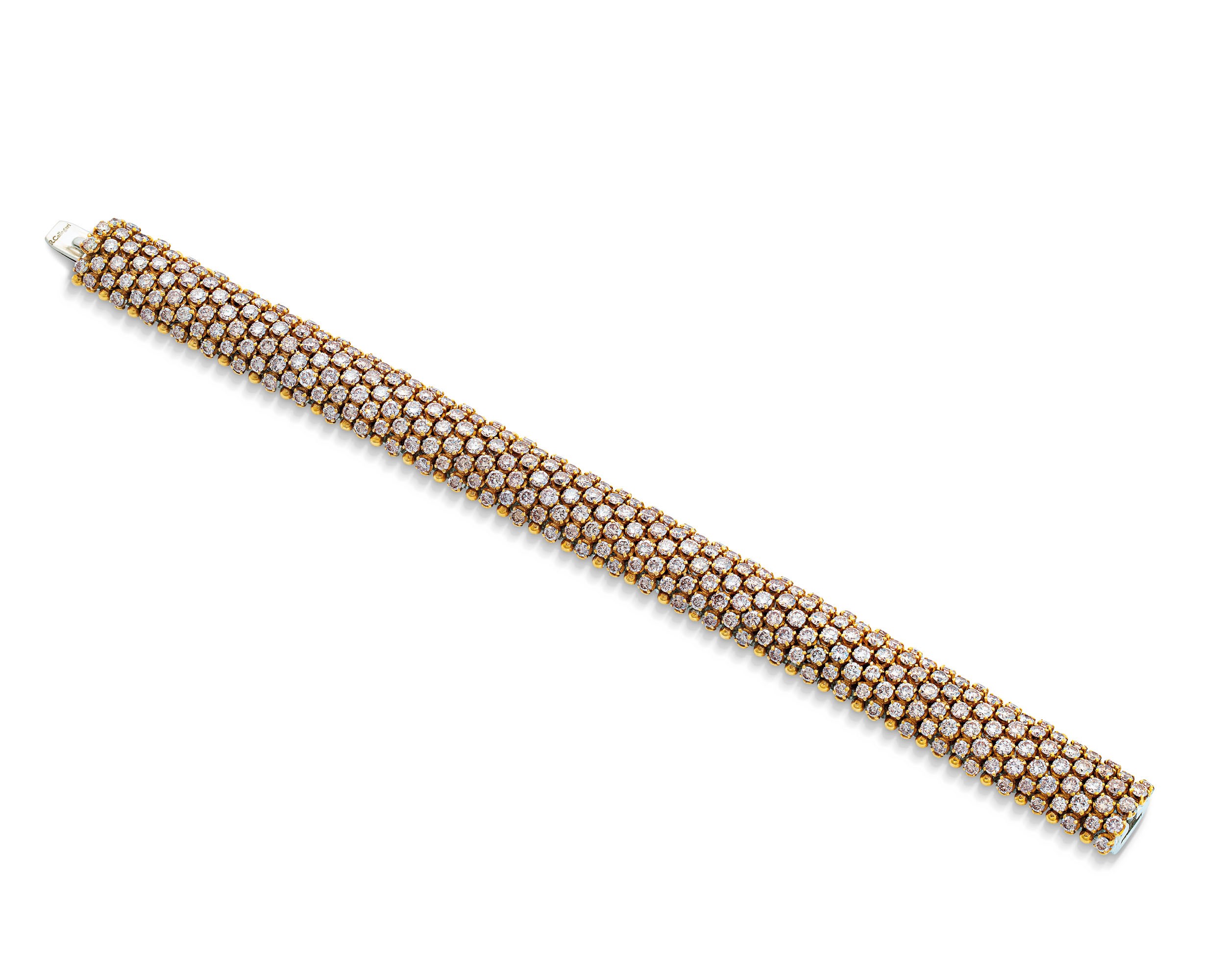 COLOURED DIAMOND BRACELET