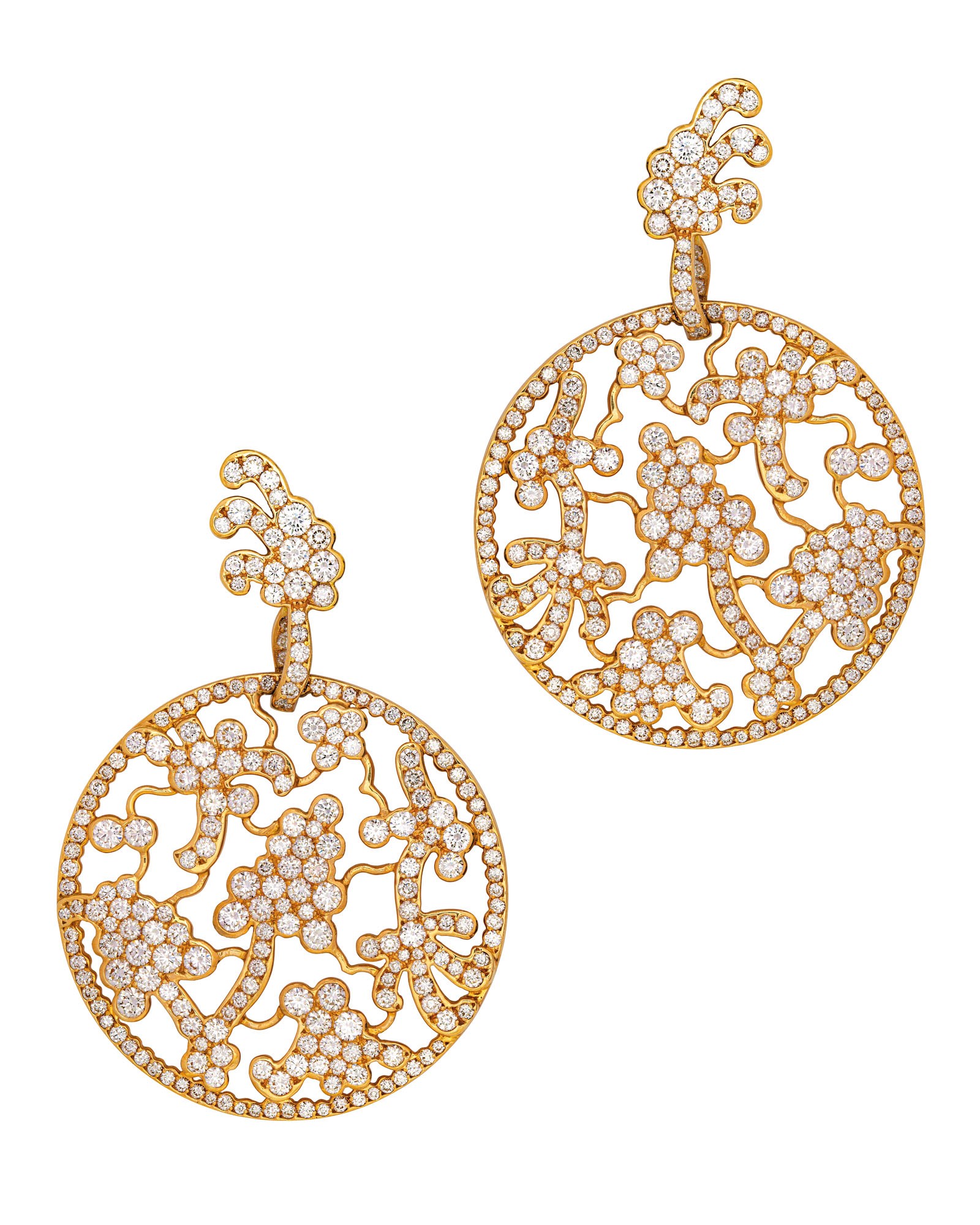 DIAMOND EARRINGS, TABBAH
