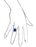 SAPPHIRE AND DIAMOND RING