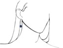 SAPPHIRE AND DIAMOND EARRINGS