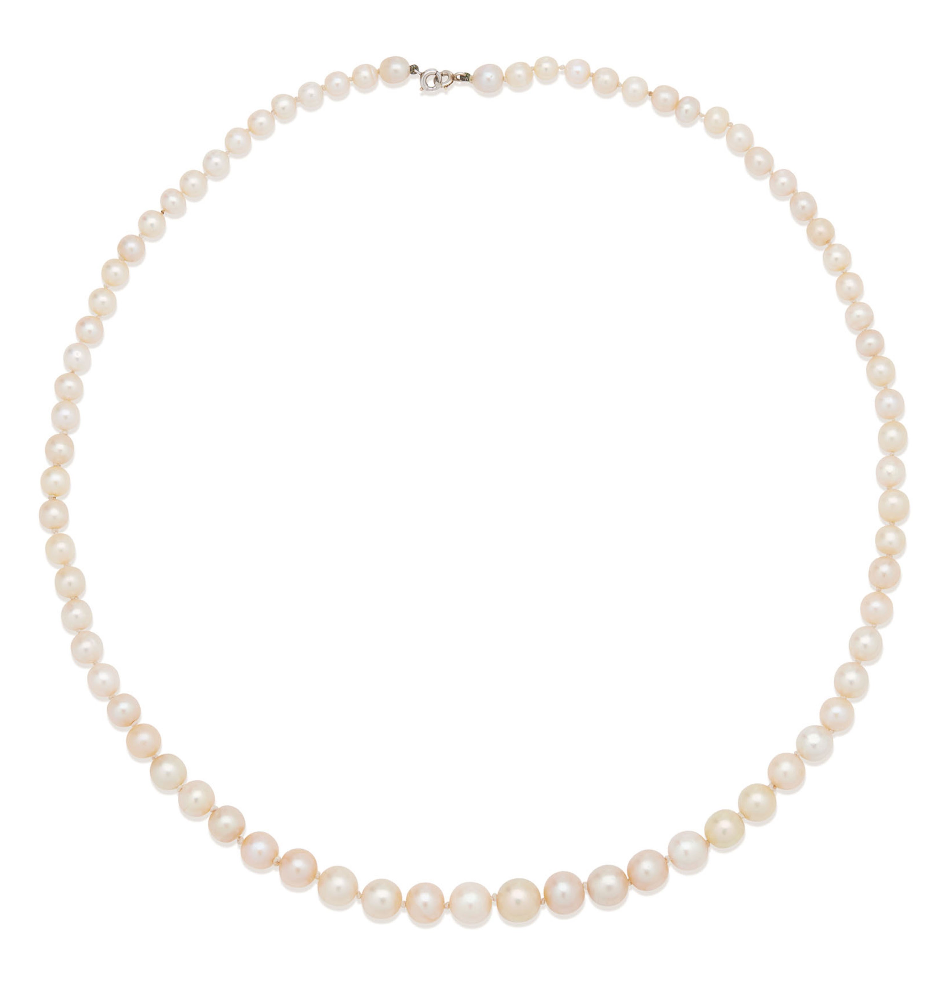 COLLIER PERLES FINES